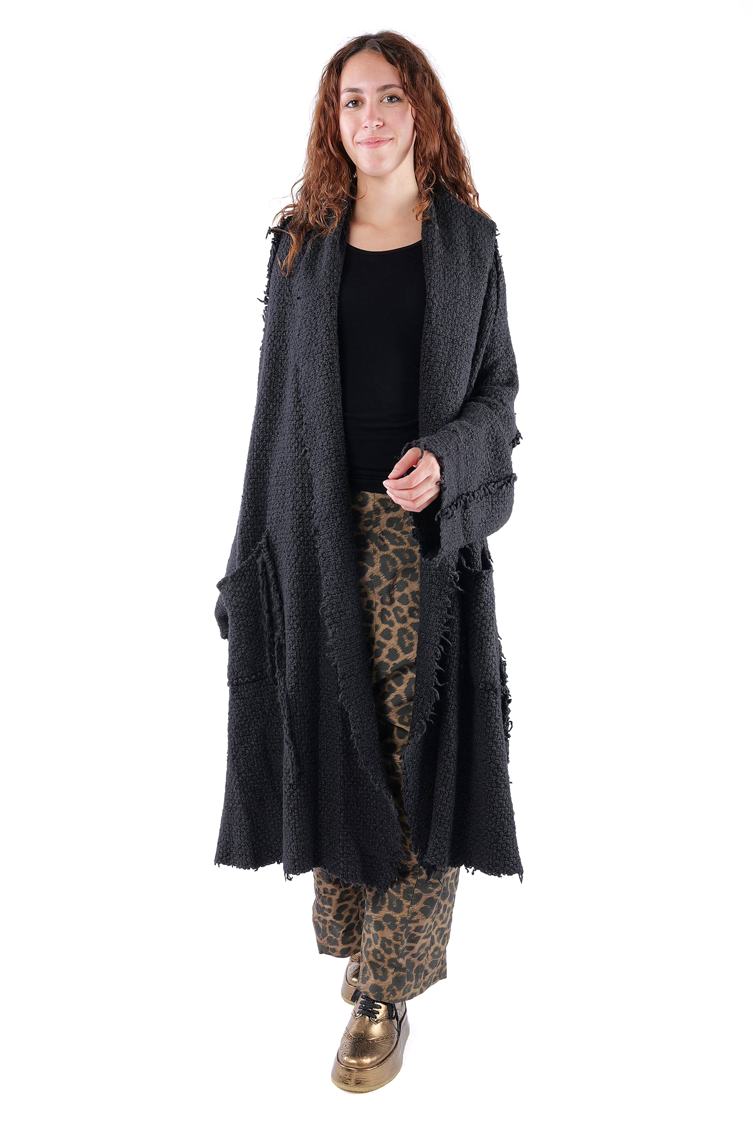 Silk coat - Black - 2262627204