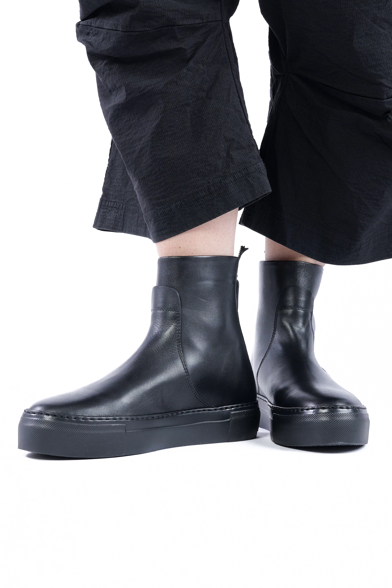 Leder Boots - Schwarz - Meghan Bootie