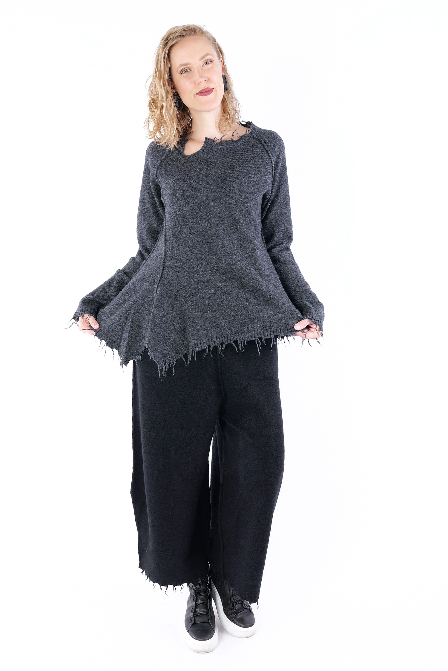 Strickpullover - Crow mel - 2251530701