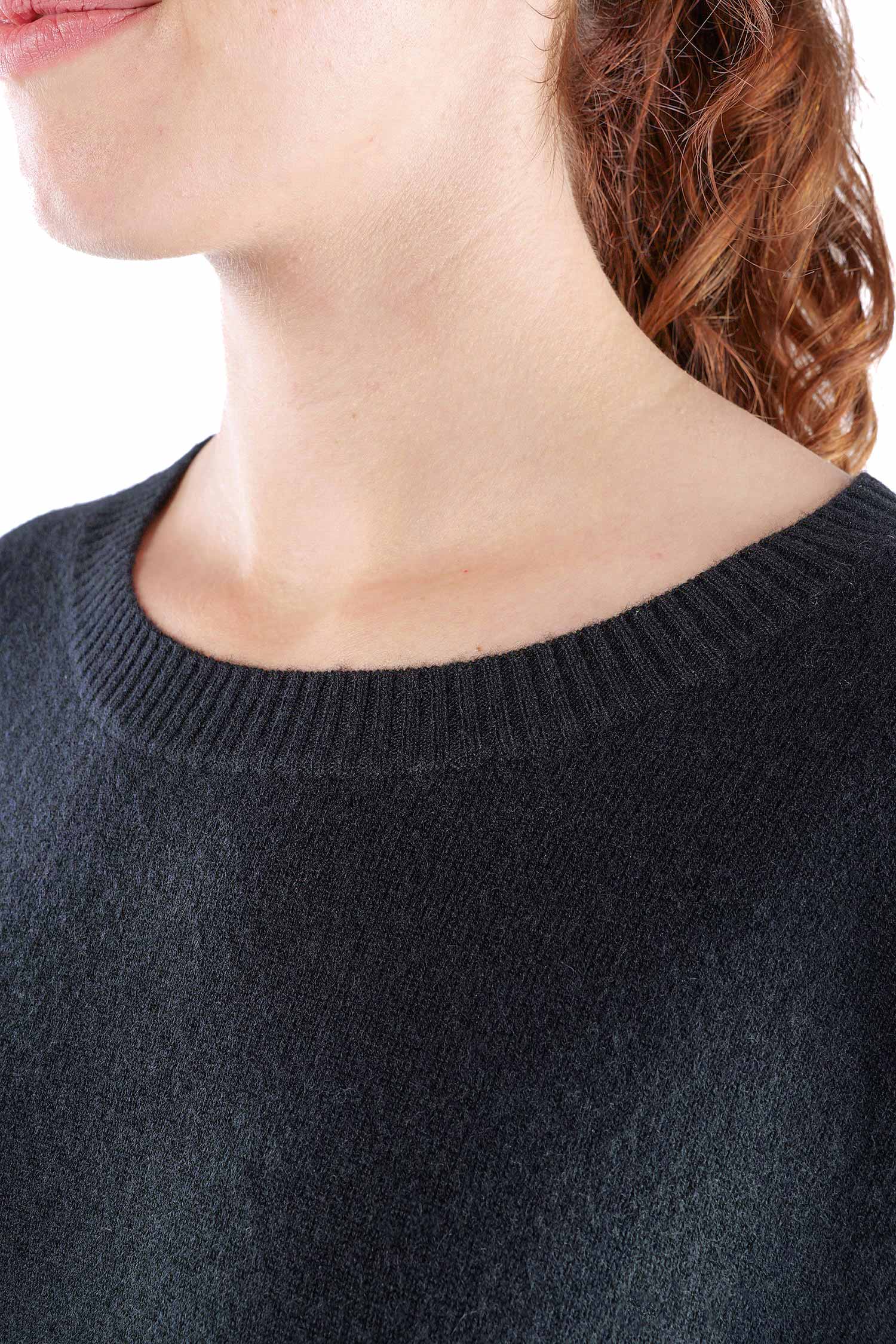 Kaschmir Pullover - Schwarz - 24116A