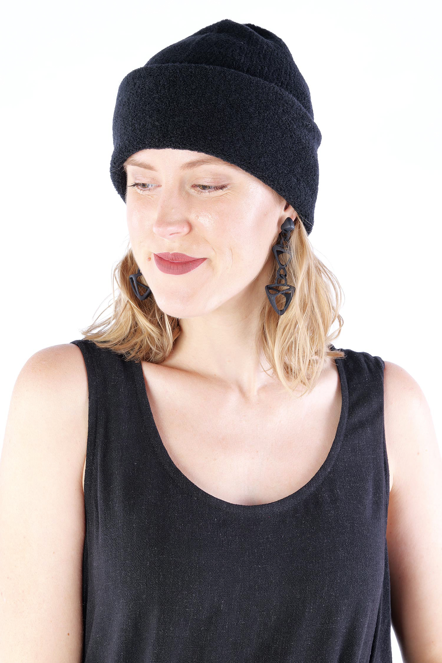 Strickmütze - Schwarz - 2253314606