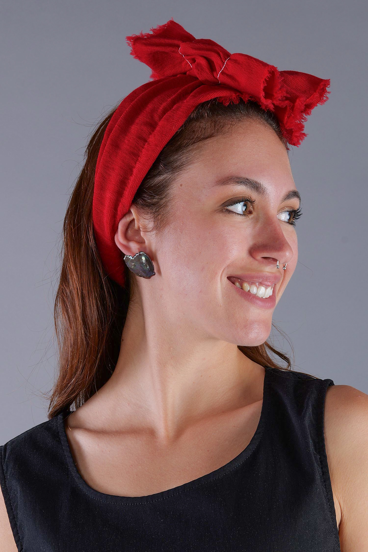 Kragen / Stirnband - chili red - 1051