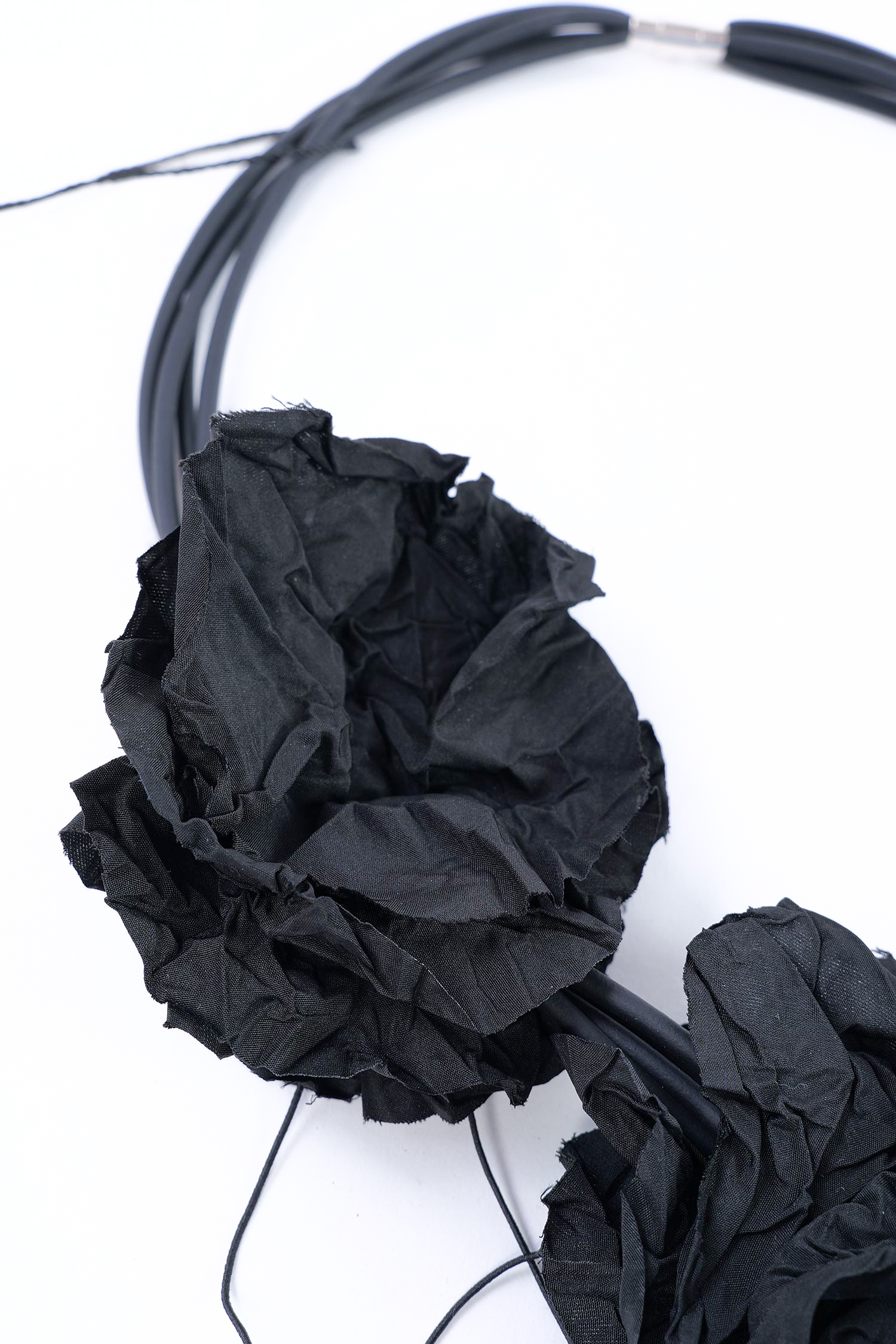 Blüten Kette - Schwarz - A.Mio