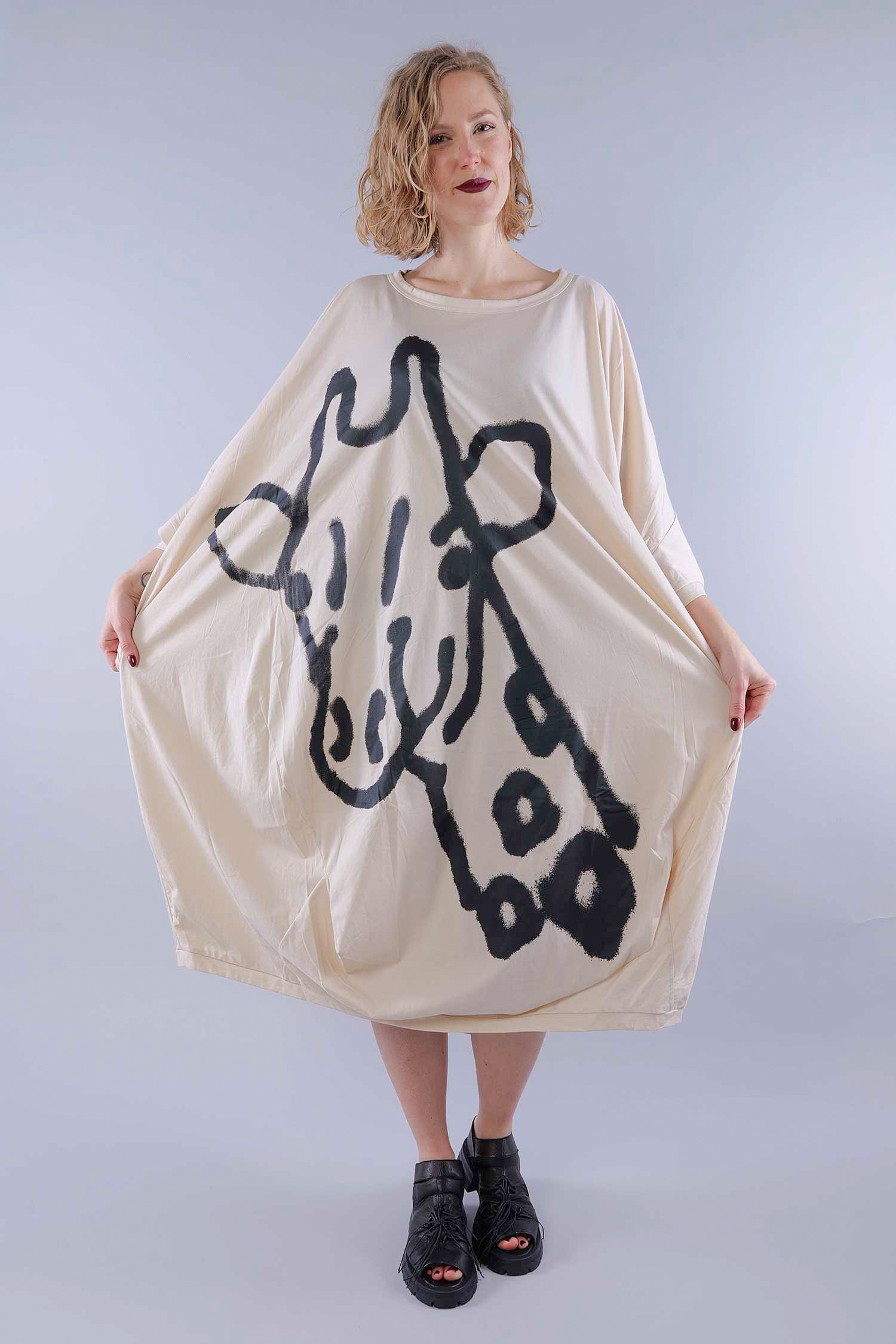 Tunika mit Giraffenprint - Marshmallow print - 1261300903