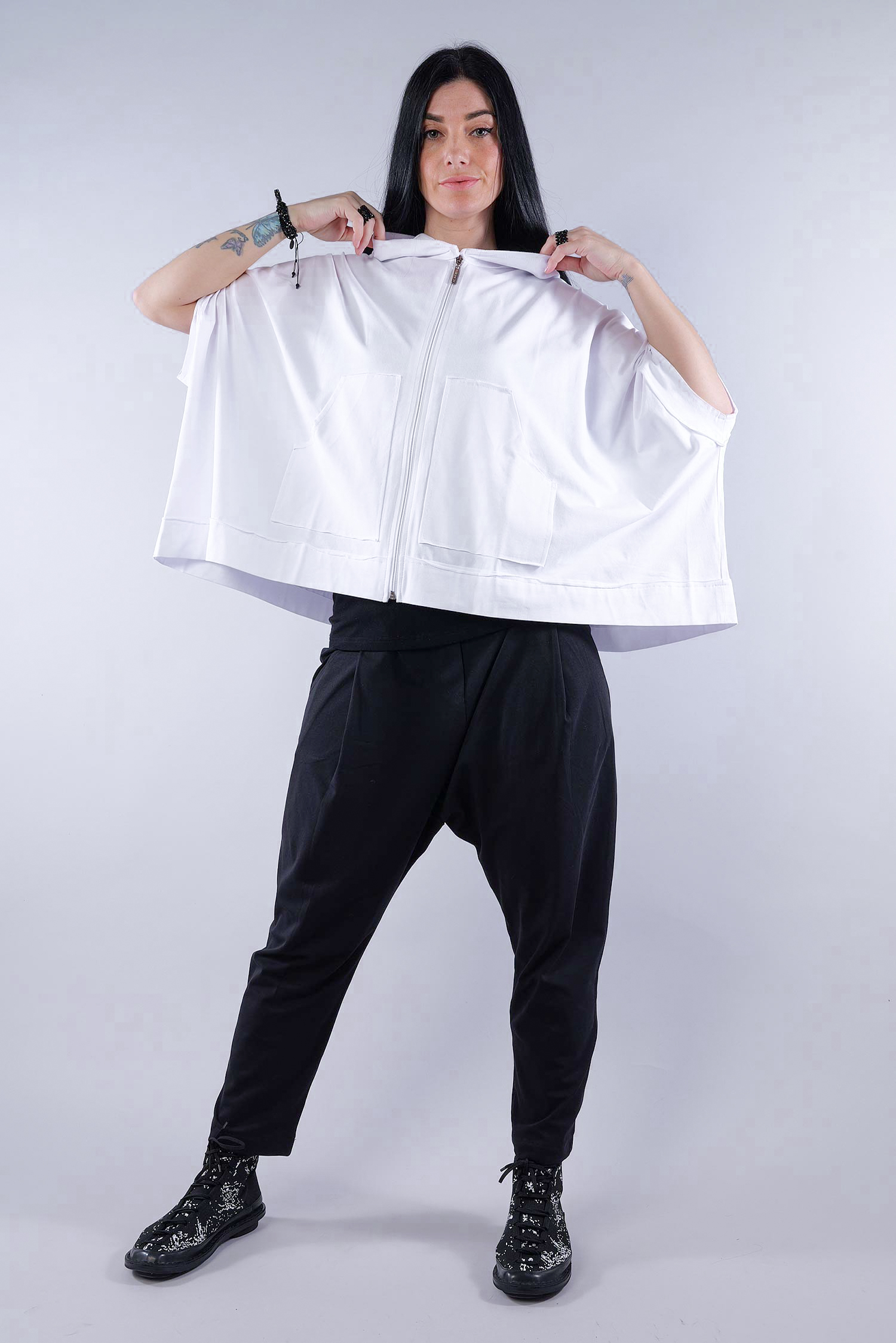 Jersey Jacke - Weiß - 26.1-KHJ105