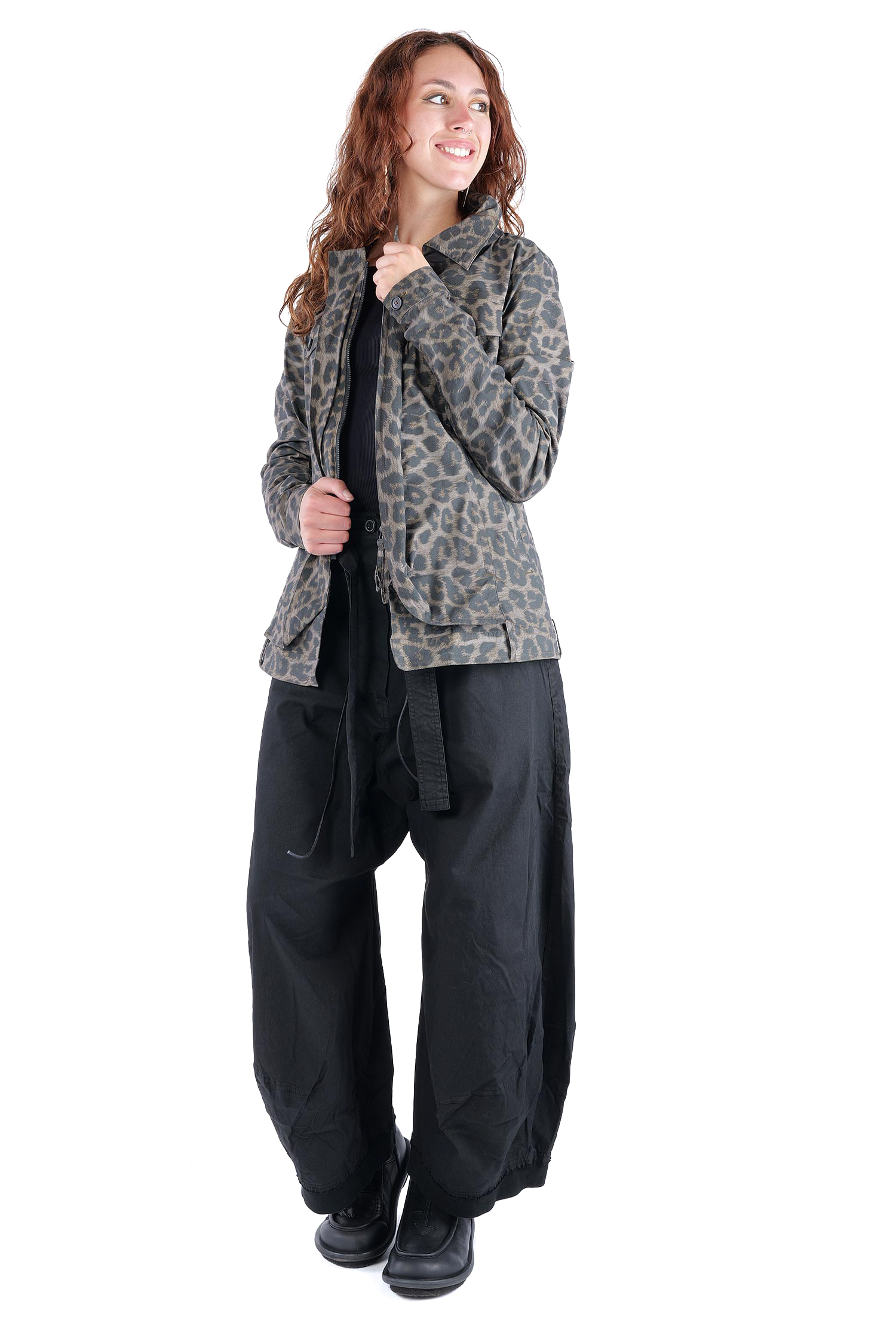 Superstretch-Jacke - Leo black cloud - 2261391102