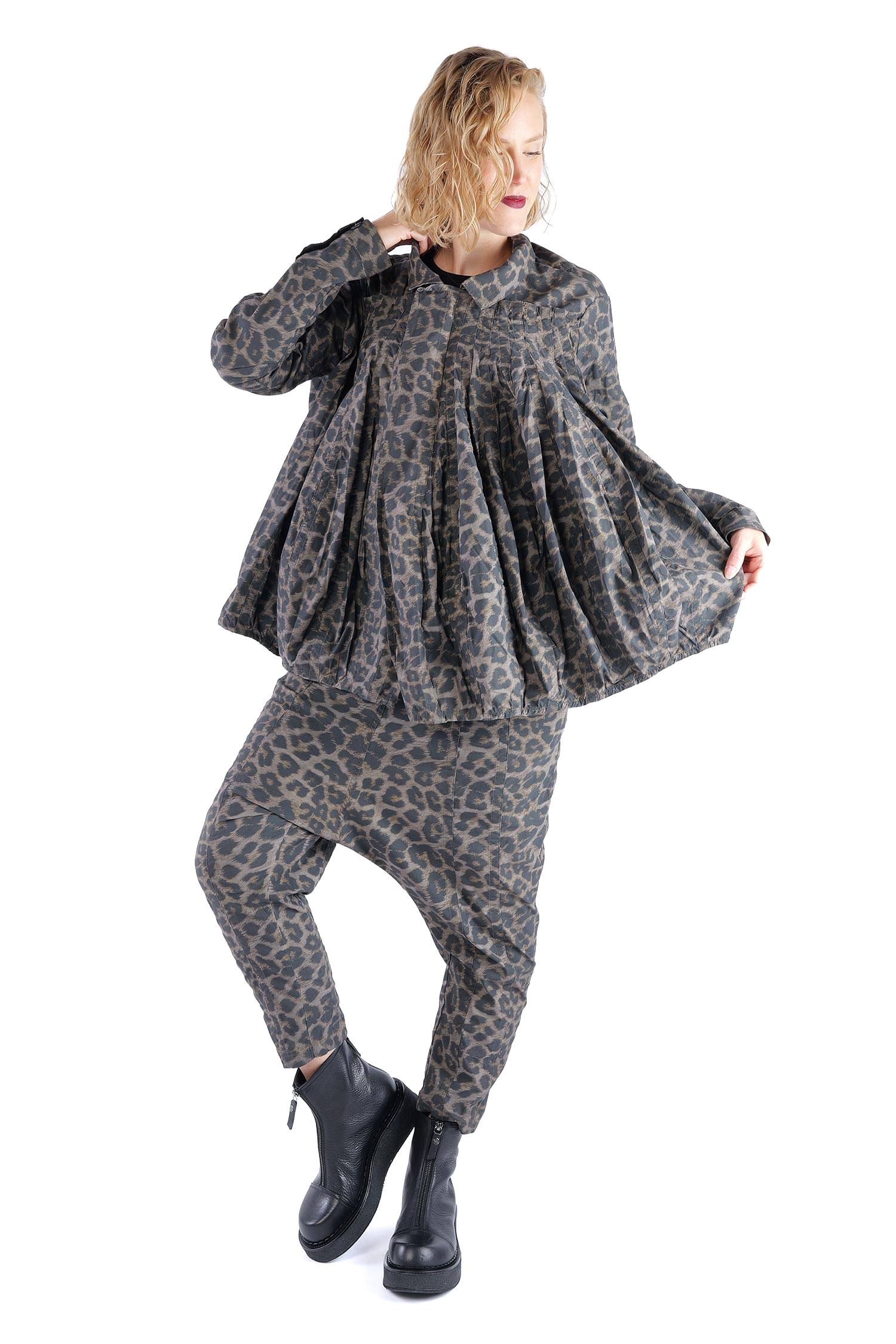 Superstretch-Jacke - Leo black cloud - 2261391110