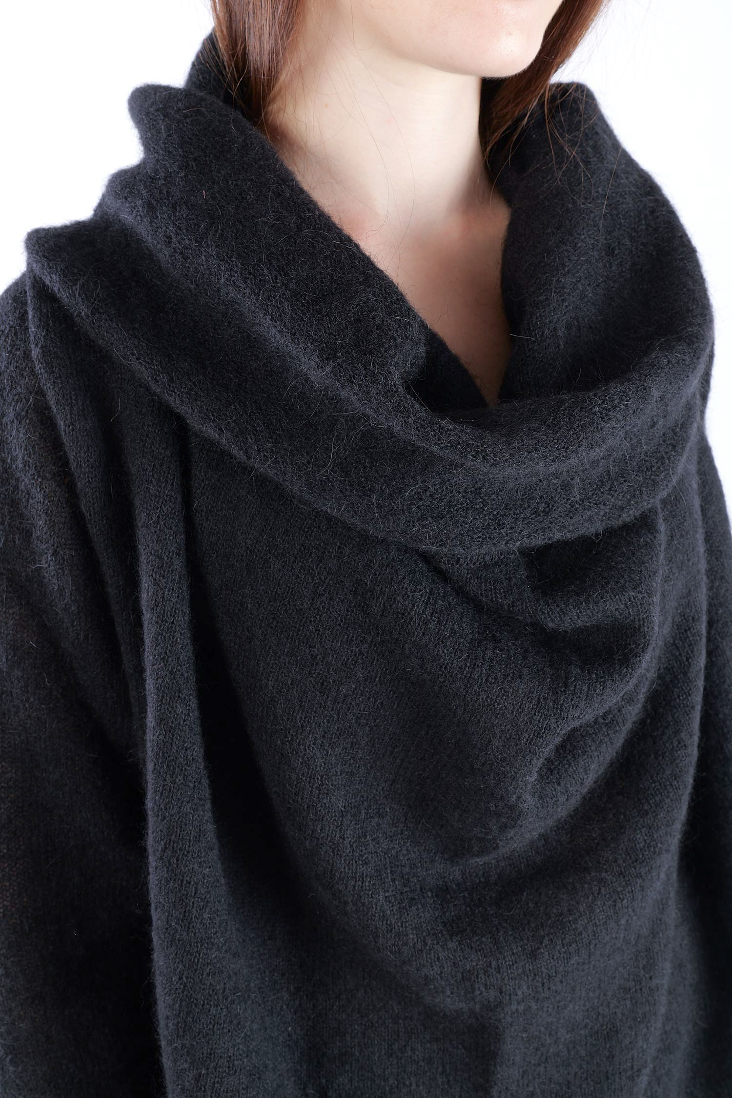 Feinstrick Pullover - Schwarz - Samarit