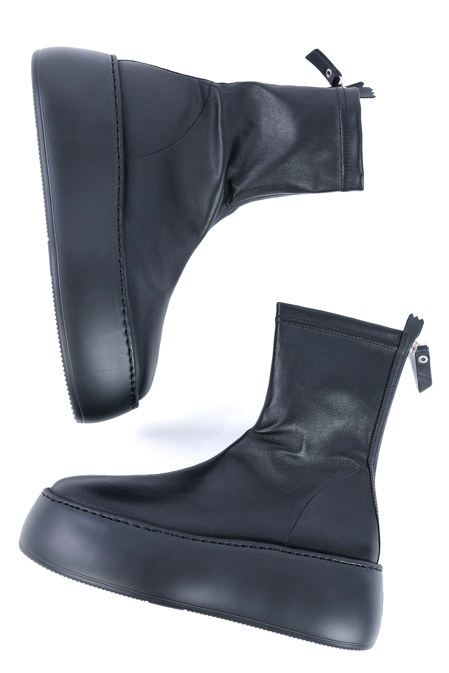 Plateau Boots - Schwarz - Vibe Stretch