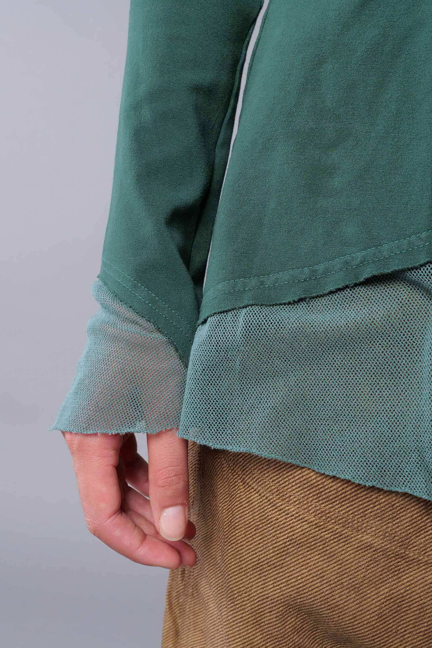 Longsleeve mit Tüll - Forest - 2263510501
