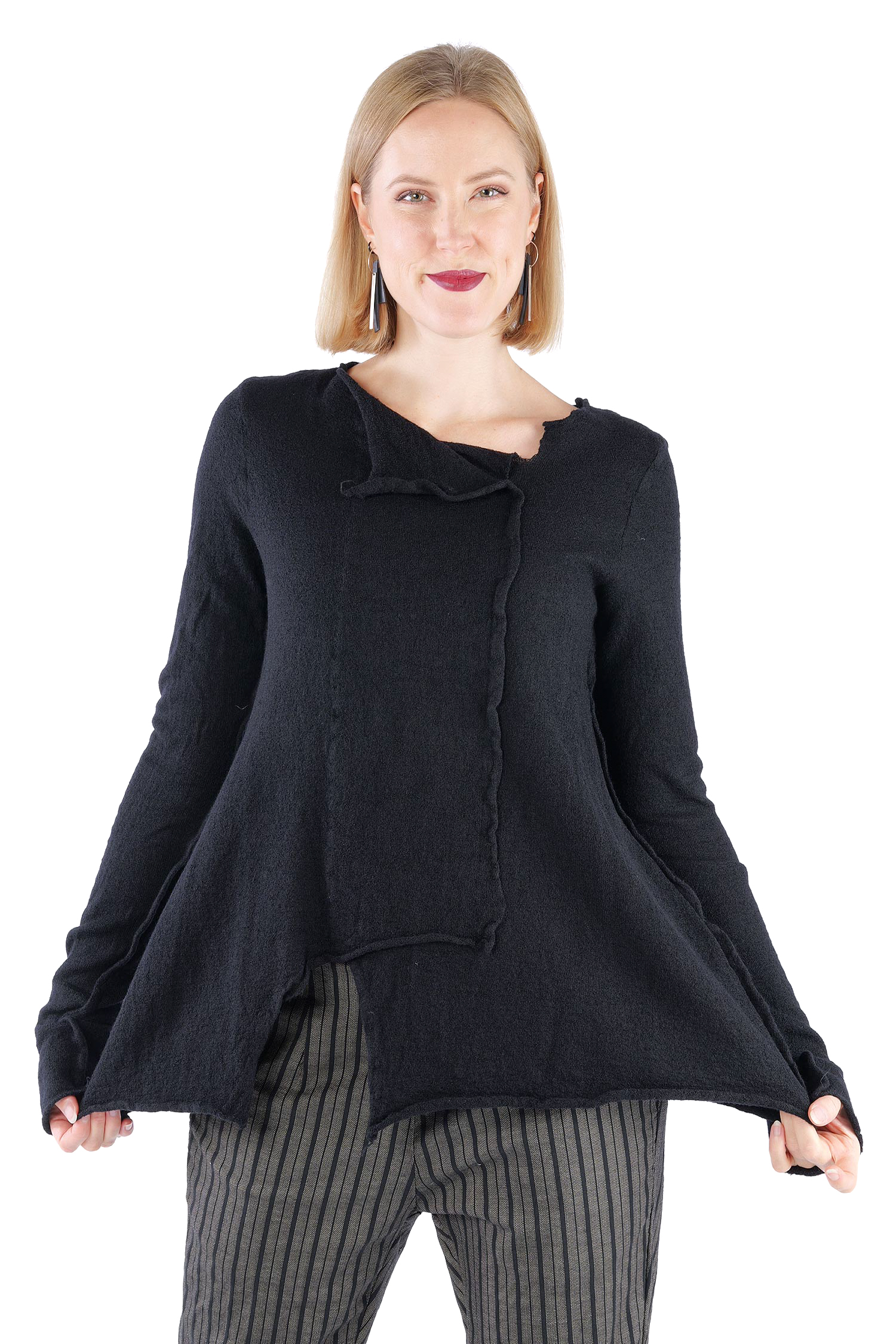 Wollpullover - Schwarz - 2261680711