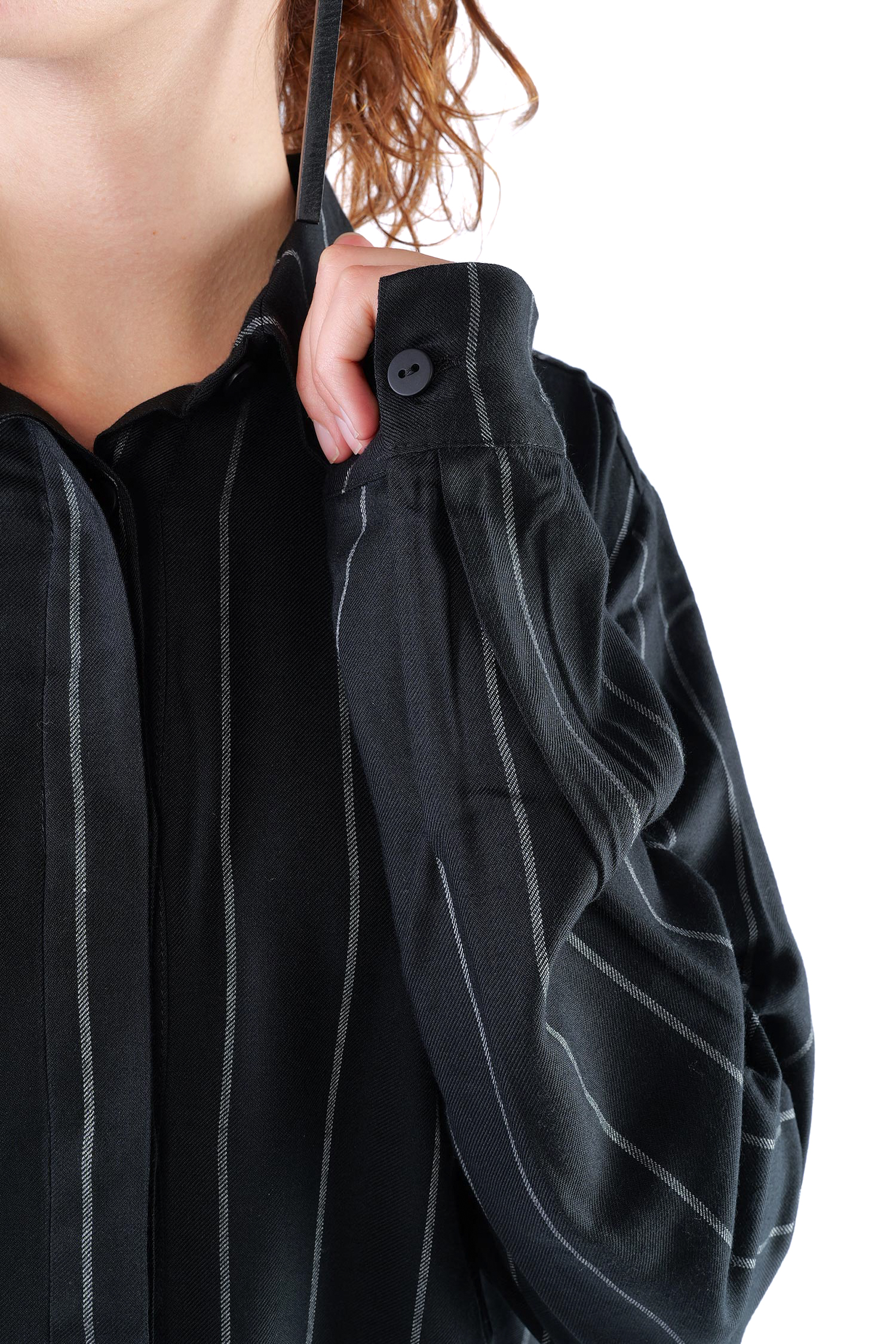 Polokragen Pullover - Black stripe - Aligato