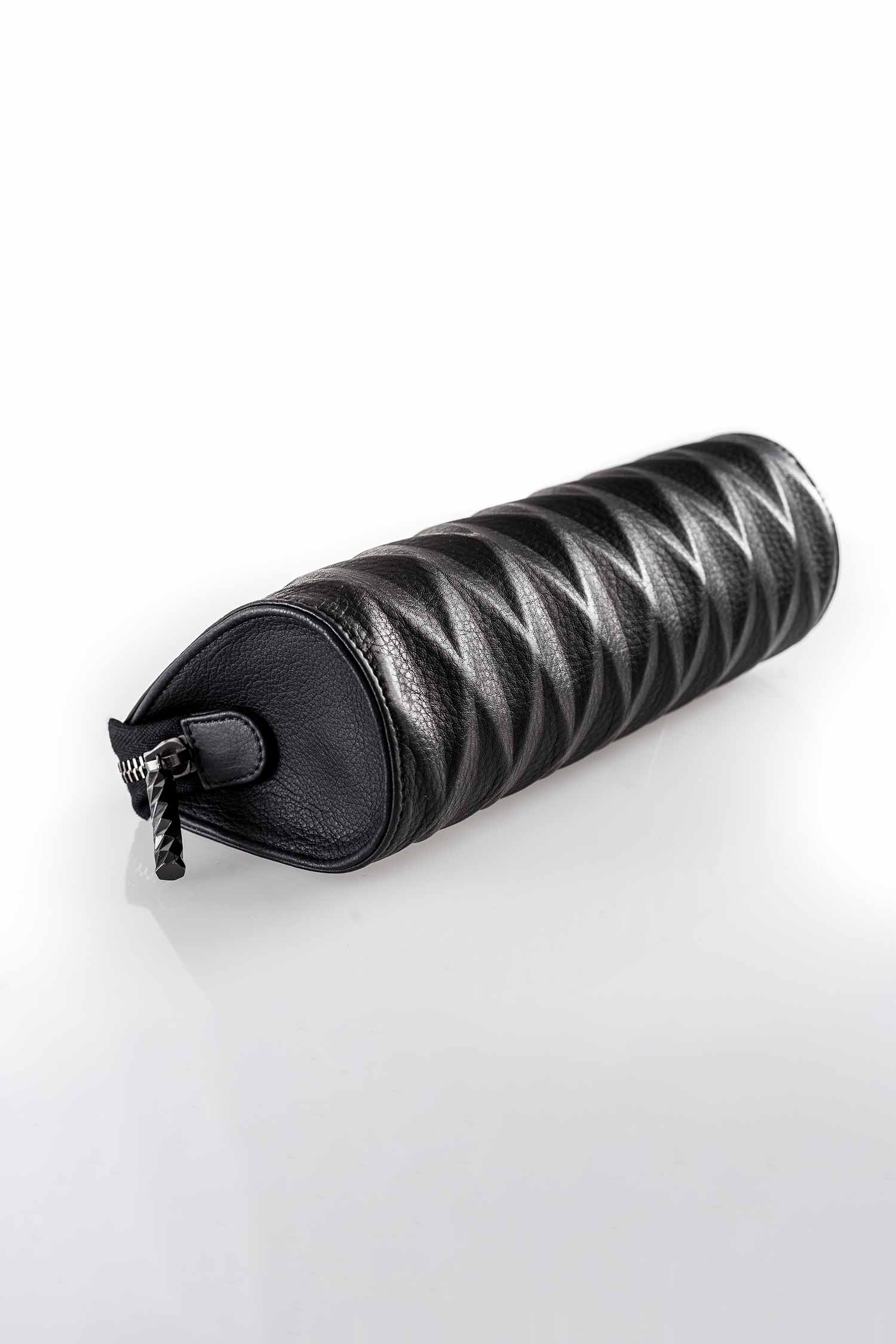 Leder Clutch - Schwarz - Clutch Bag