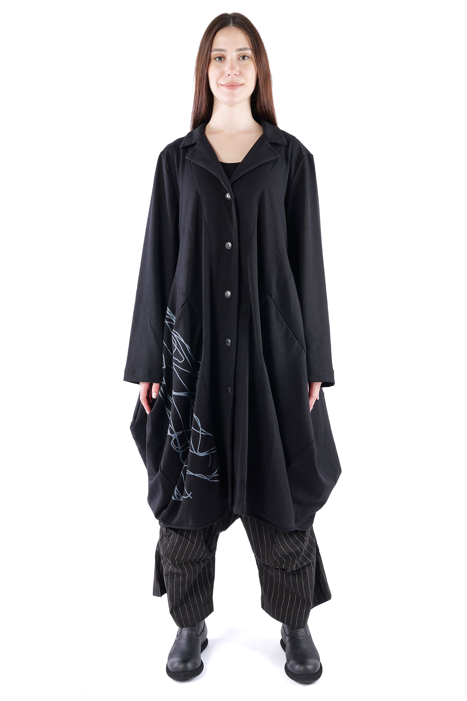 Gehrock - Schwarz - U6168-U