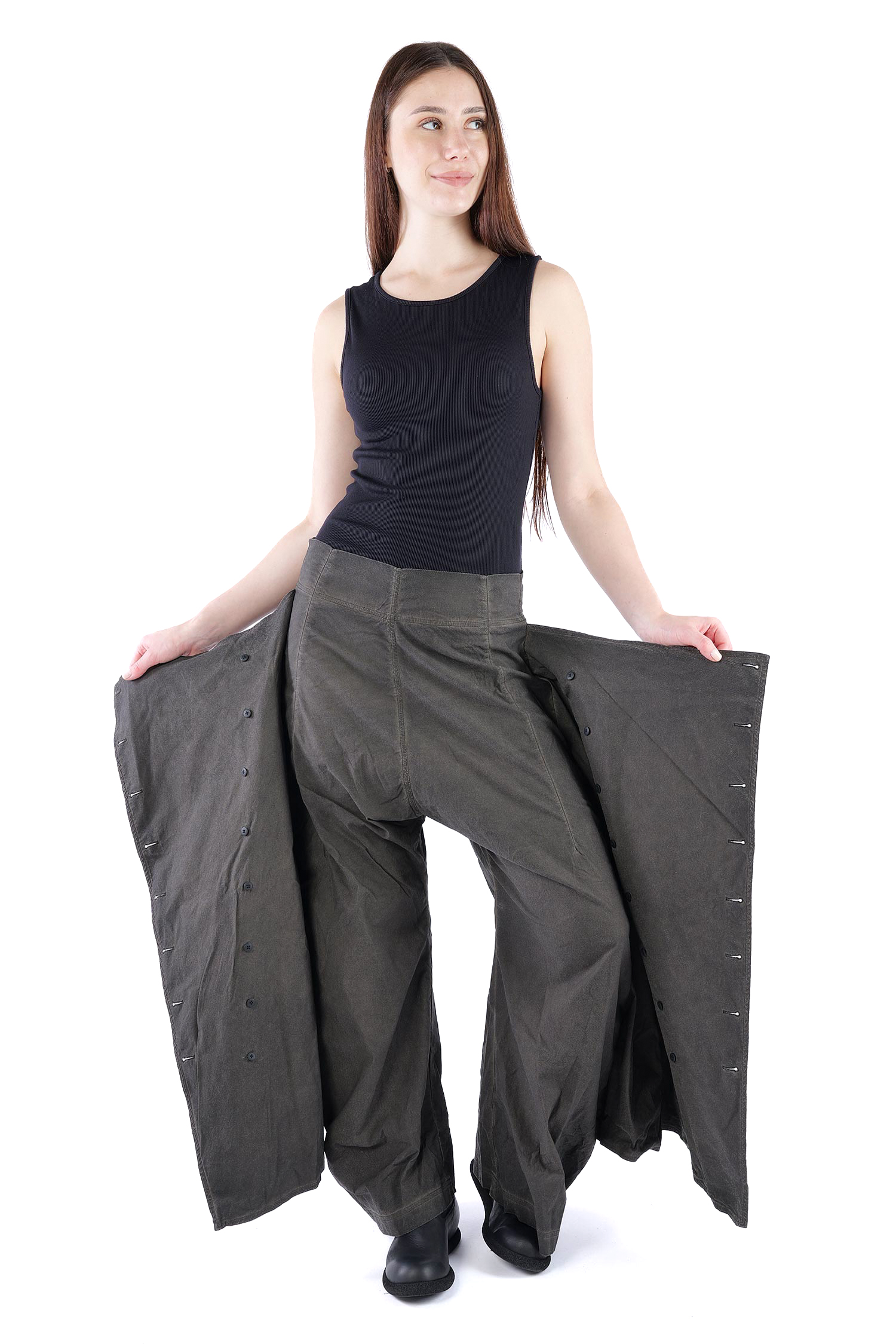 Ausgefallene Hose - Black cloud - 2262390127