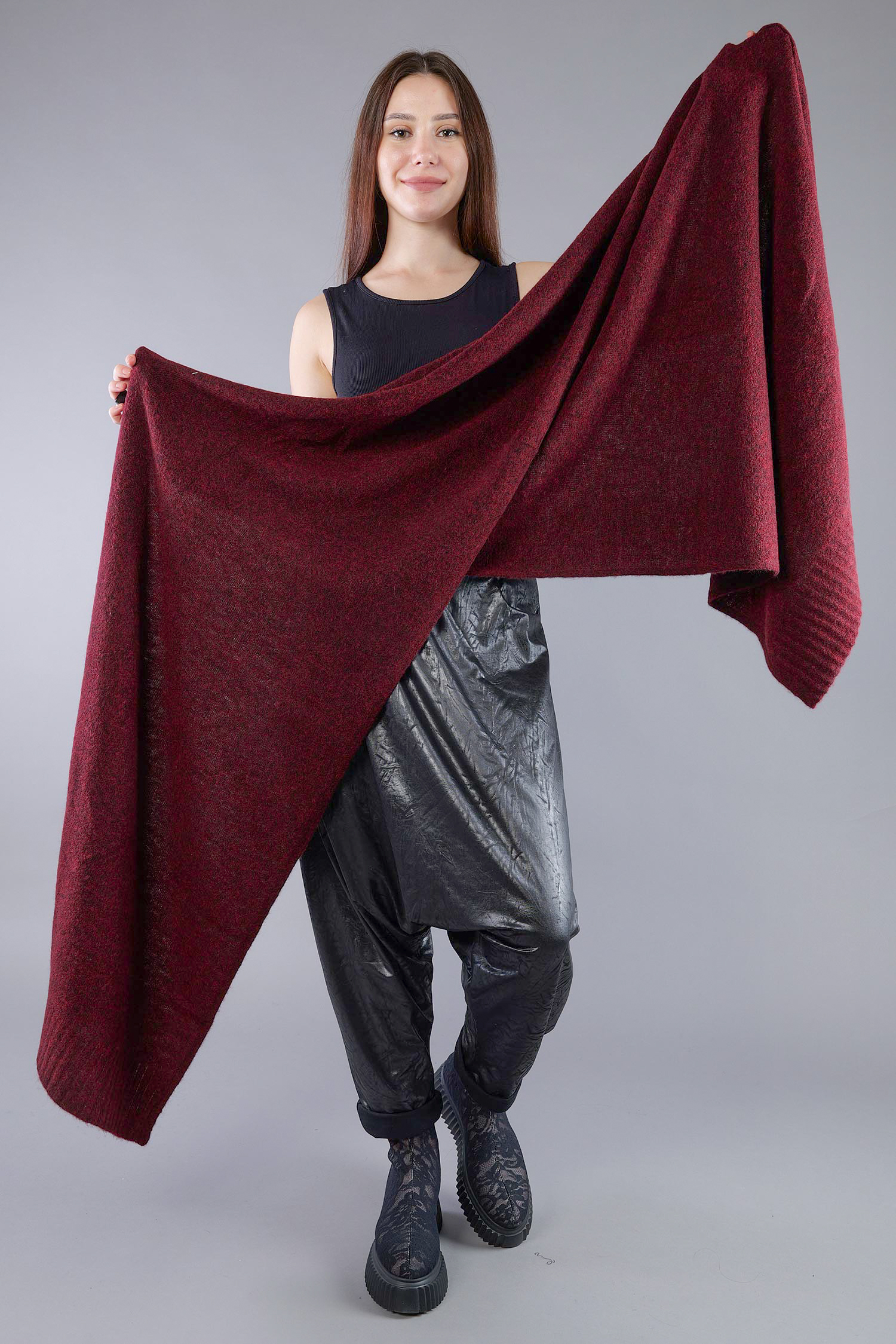 Strickschal - Lava melange - 2263317705