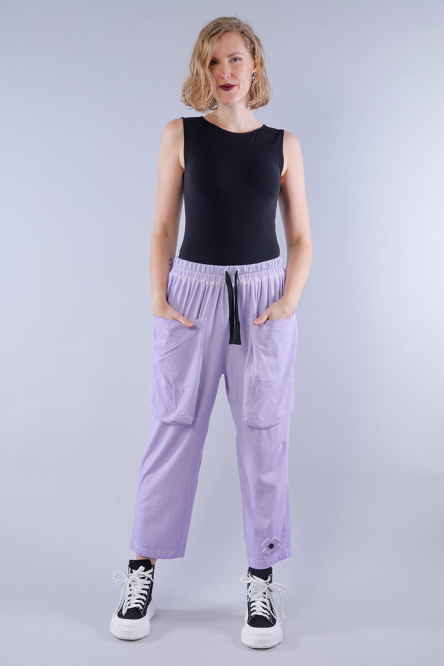 Bequeme Jerseyhose - Vio - 10006