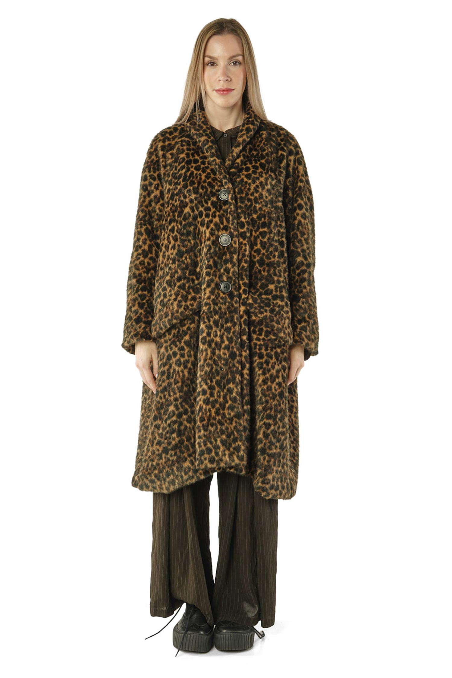 Oversize Leofell-Mantel - Leo jacquard - 2261191205