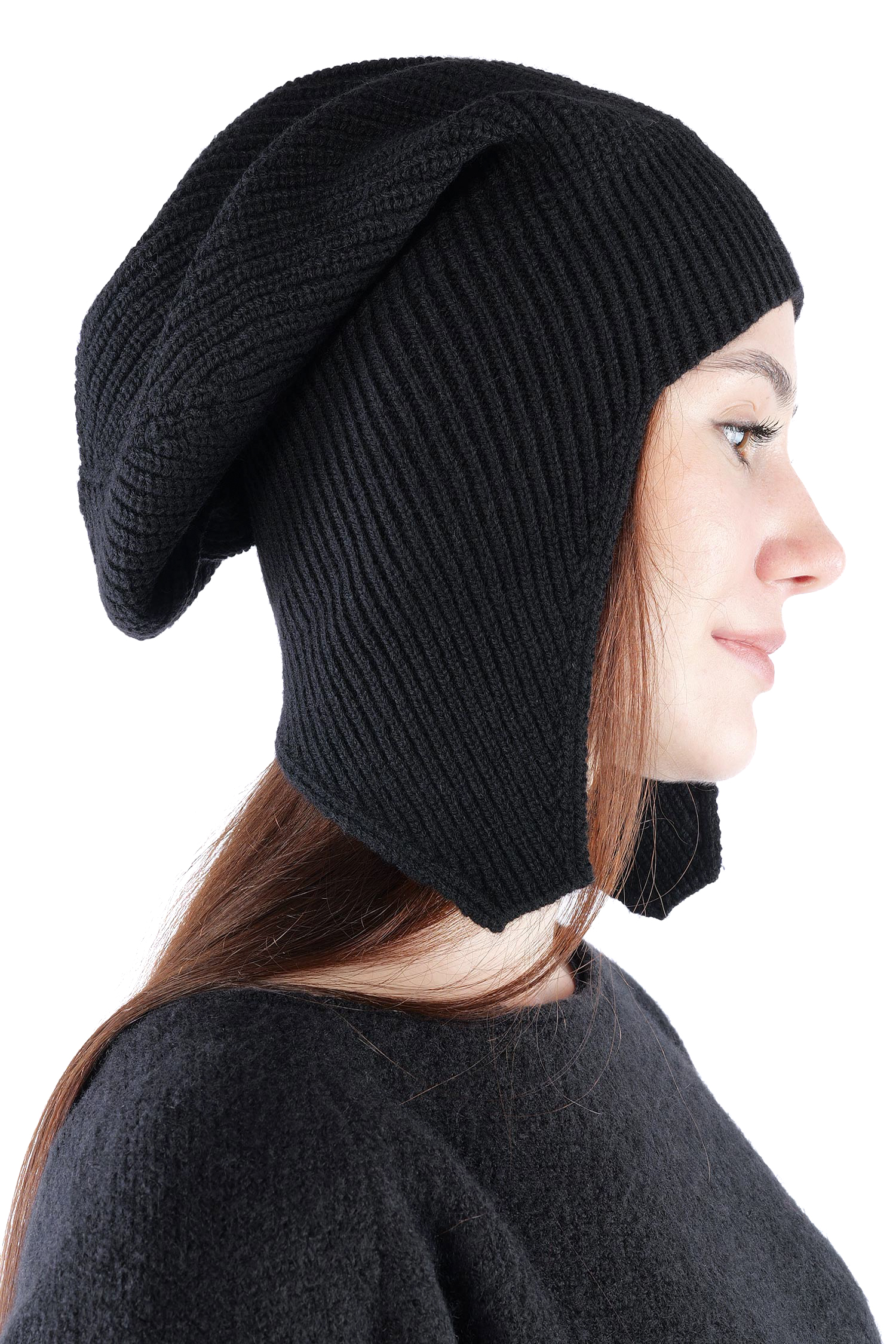 Strickmütze - Schwarz - 2263454610