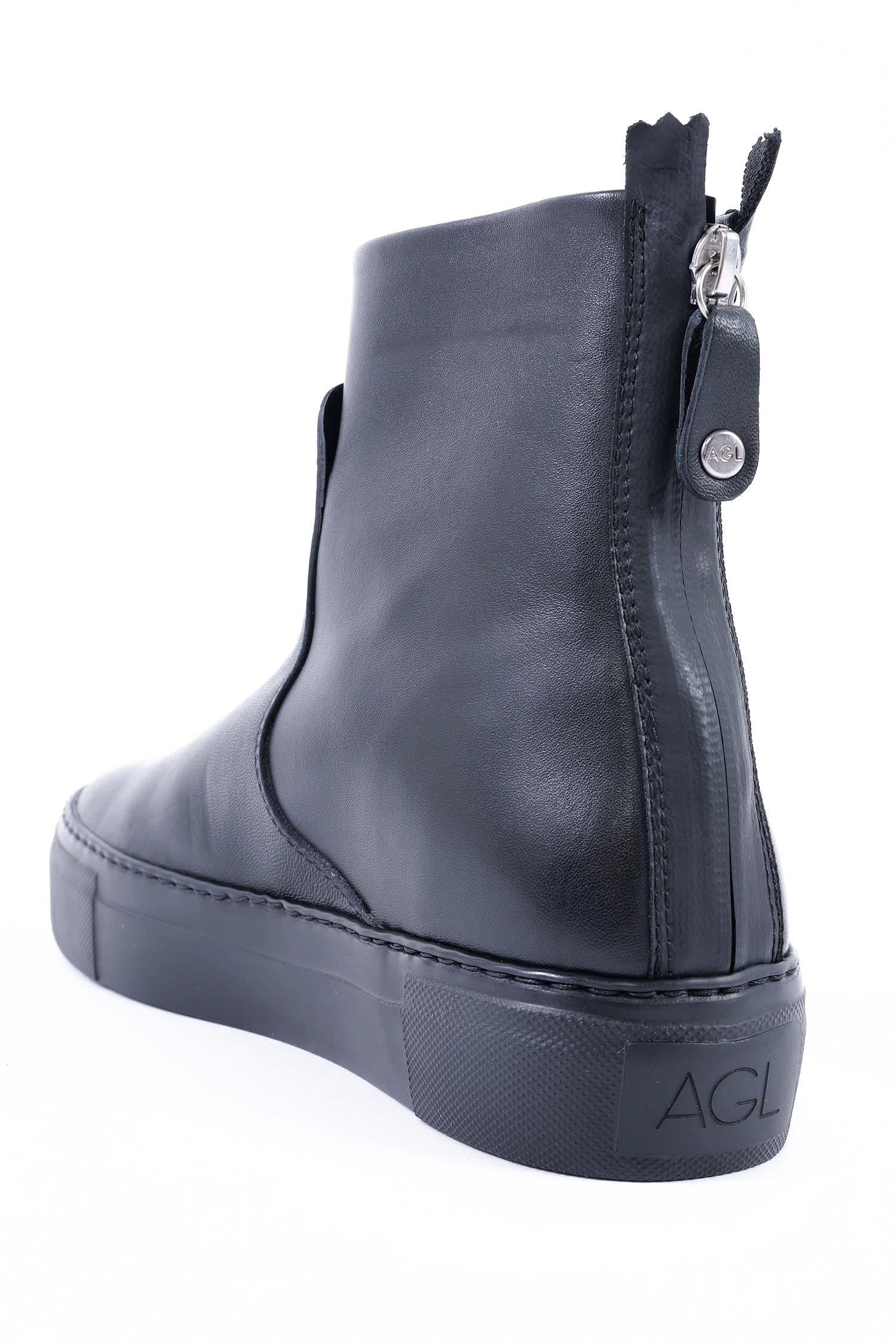 Leder Boots - Schwarz - Meghan Bootie
