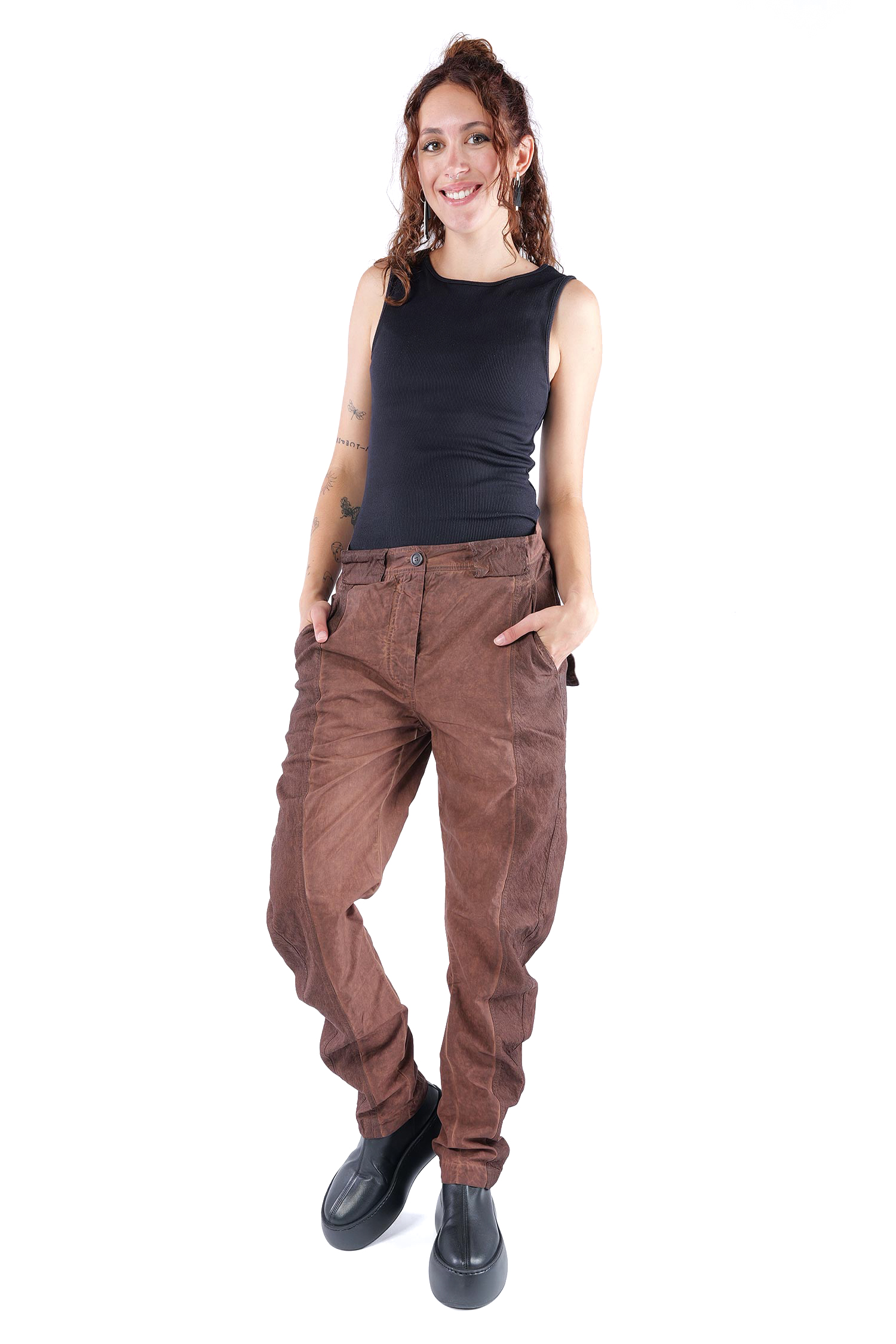 Legere Hose - Henna cloud - 2262260104
