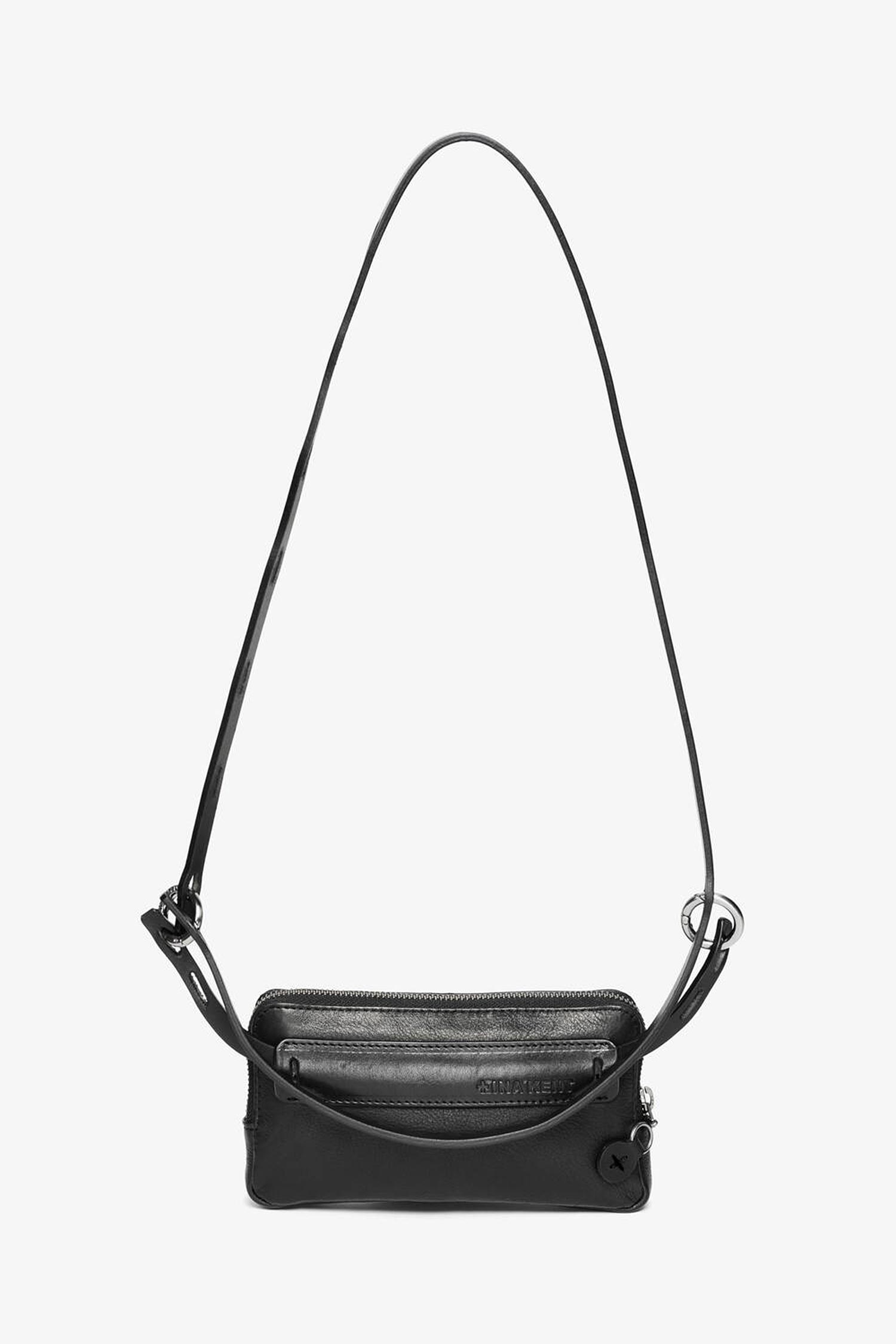 Kleine Leder Tasche - Natural True Black - X.ONI ed.2