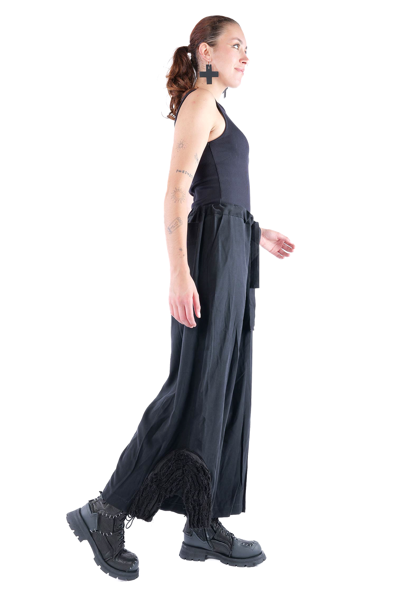 Weite Hose - Schwarz - J.Pinko