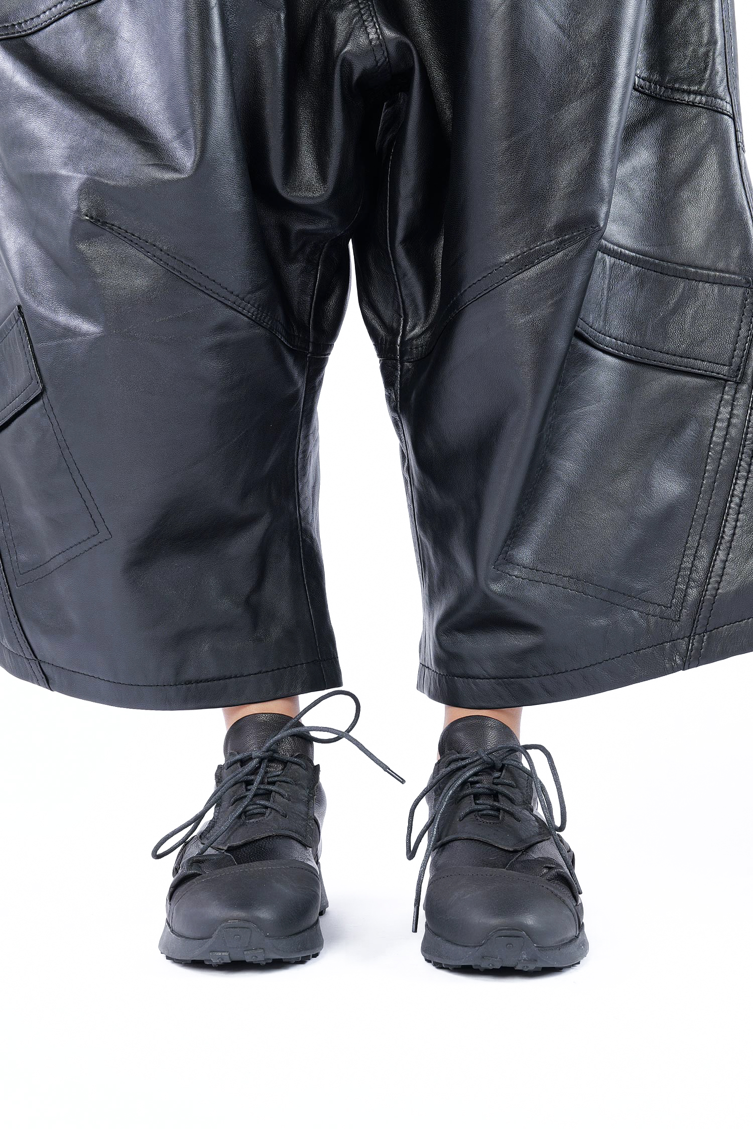 Leder Sneaker - Schwarz - Oliver