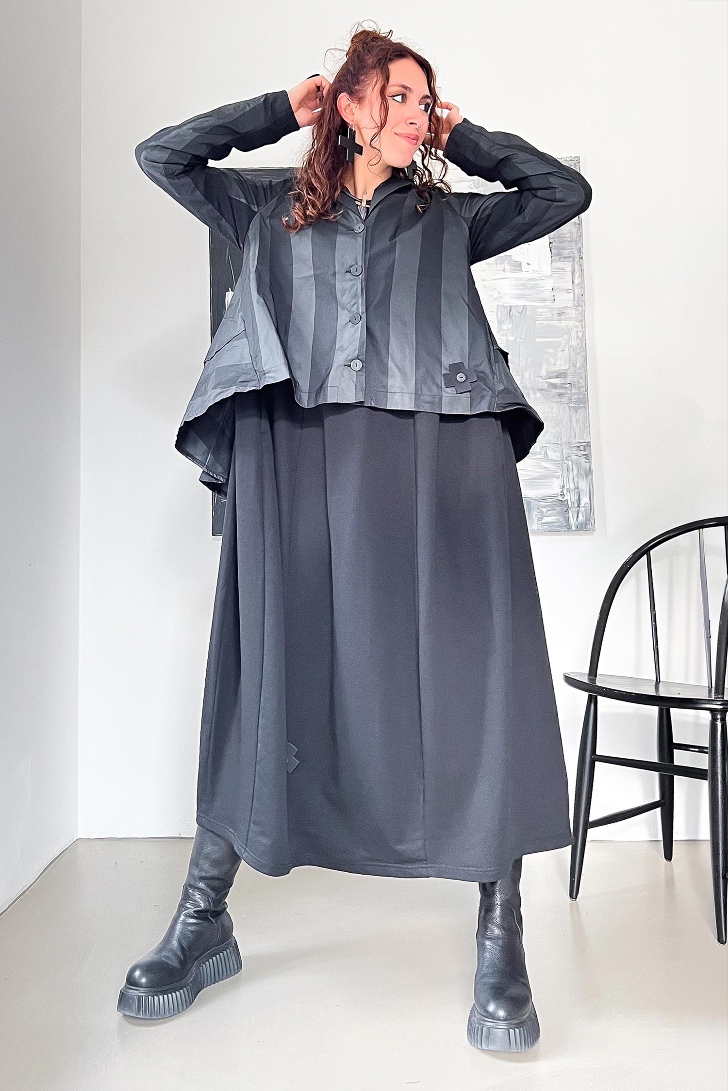 Taftjacke - Widestripe - 8079