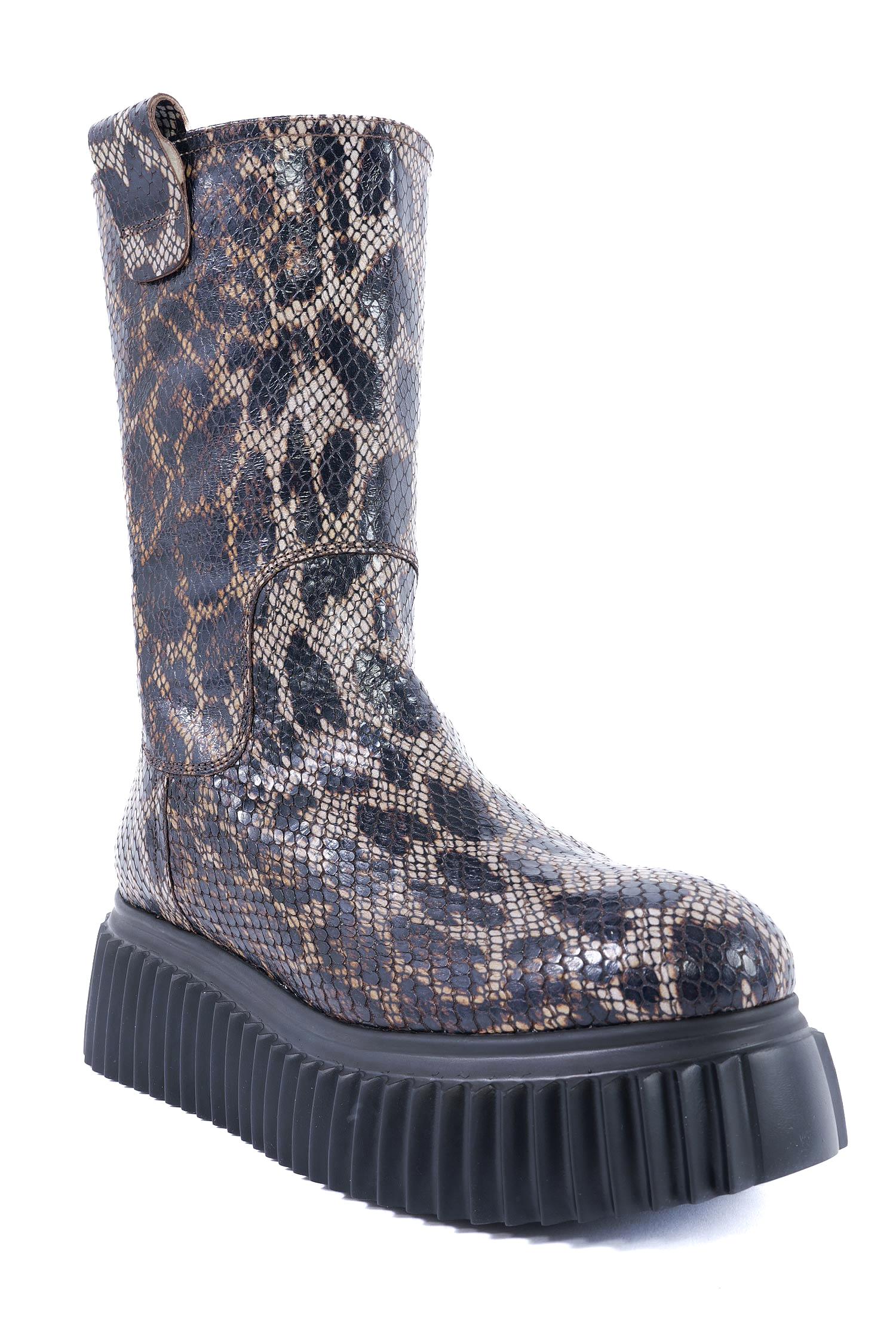 Leo Stiefeletten - Leo / Taupe-Nero - Milagros