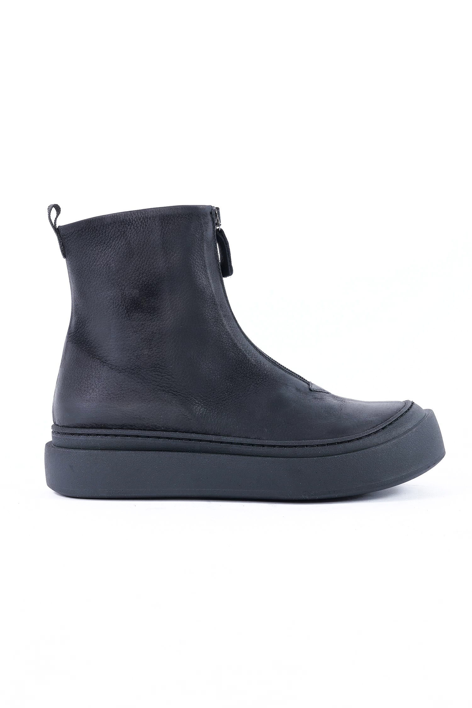 Boots mit Reißverschluss - Schwarz - 8283