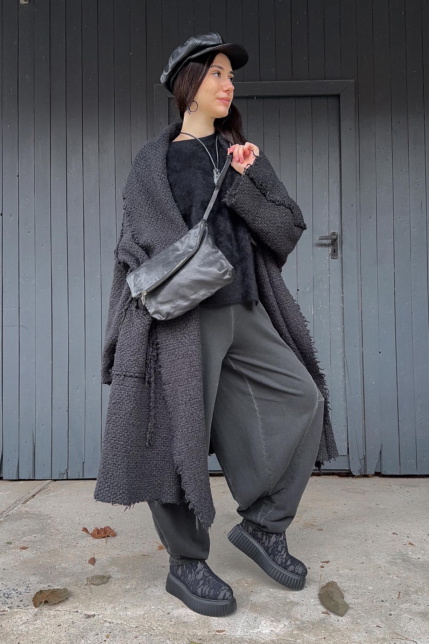 Tulip sweat pants - Black - W5460