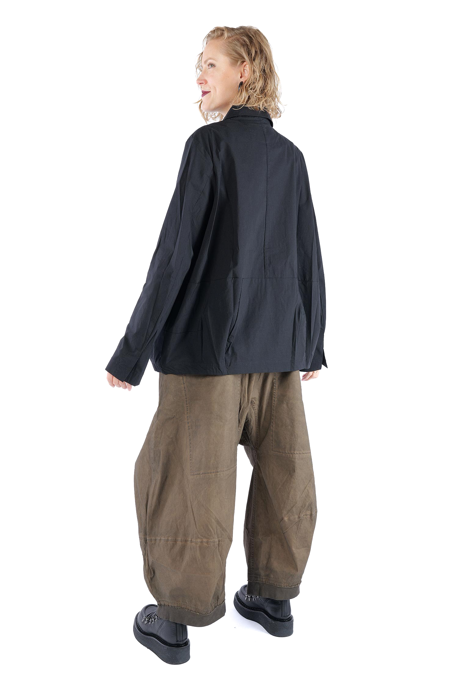Stretchjacke - Schwarz - 2263631115
