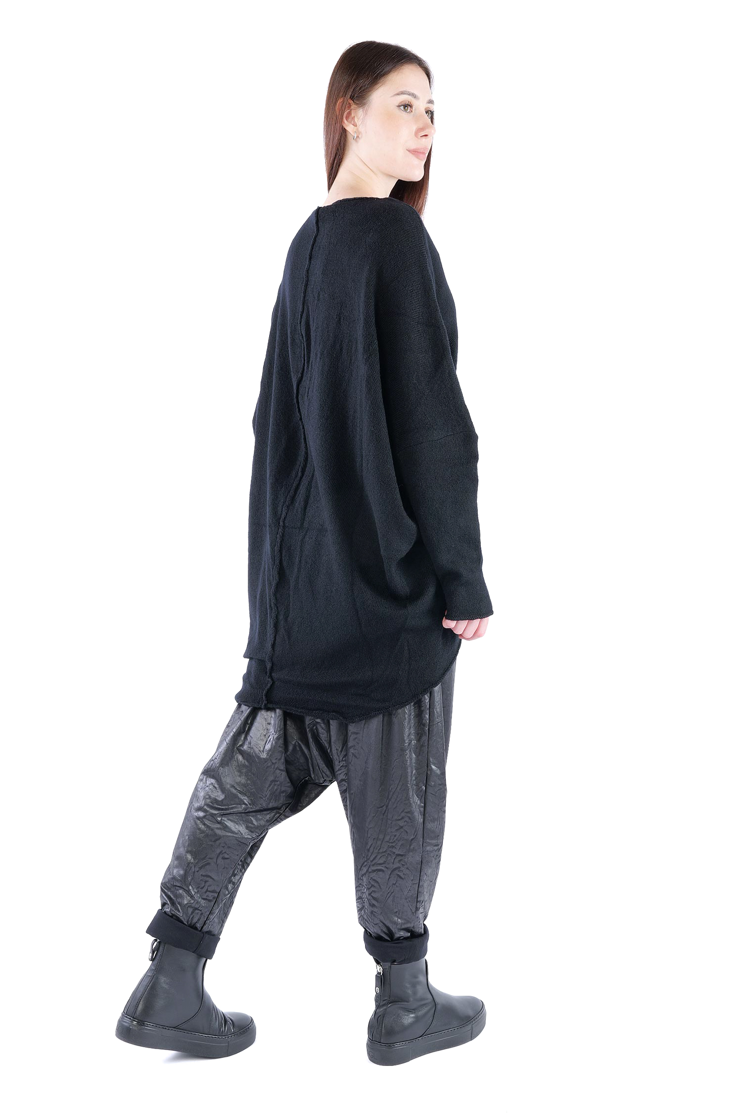 Feinstrick Pullover - Schwarz - Jojo