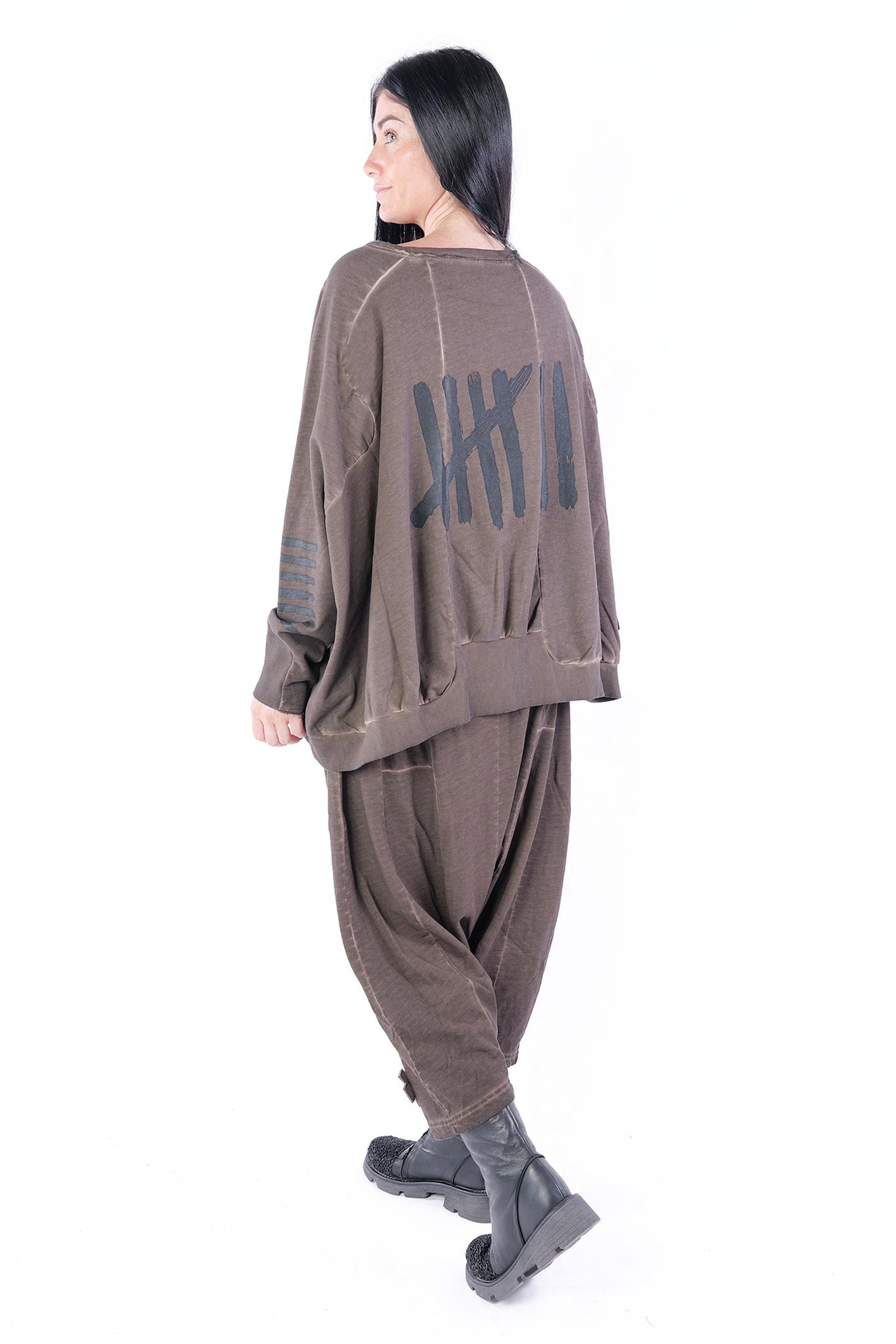 Sweatpullover - Chocolate print - 2105