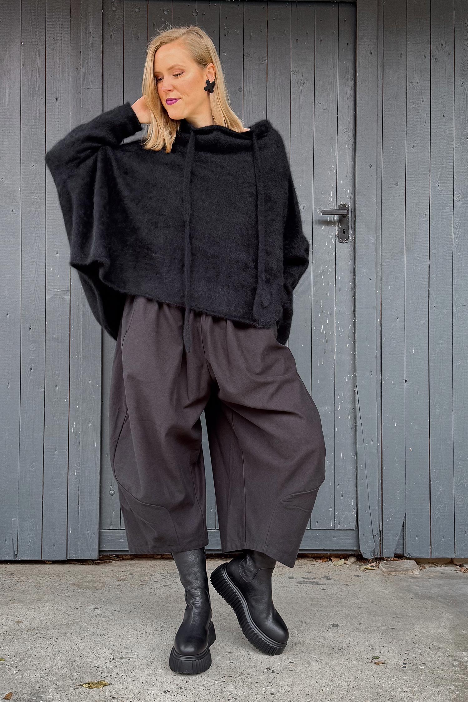 Waschbärpullover - Schwarz - 2251410702