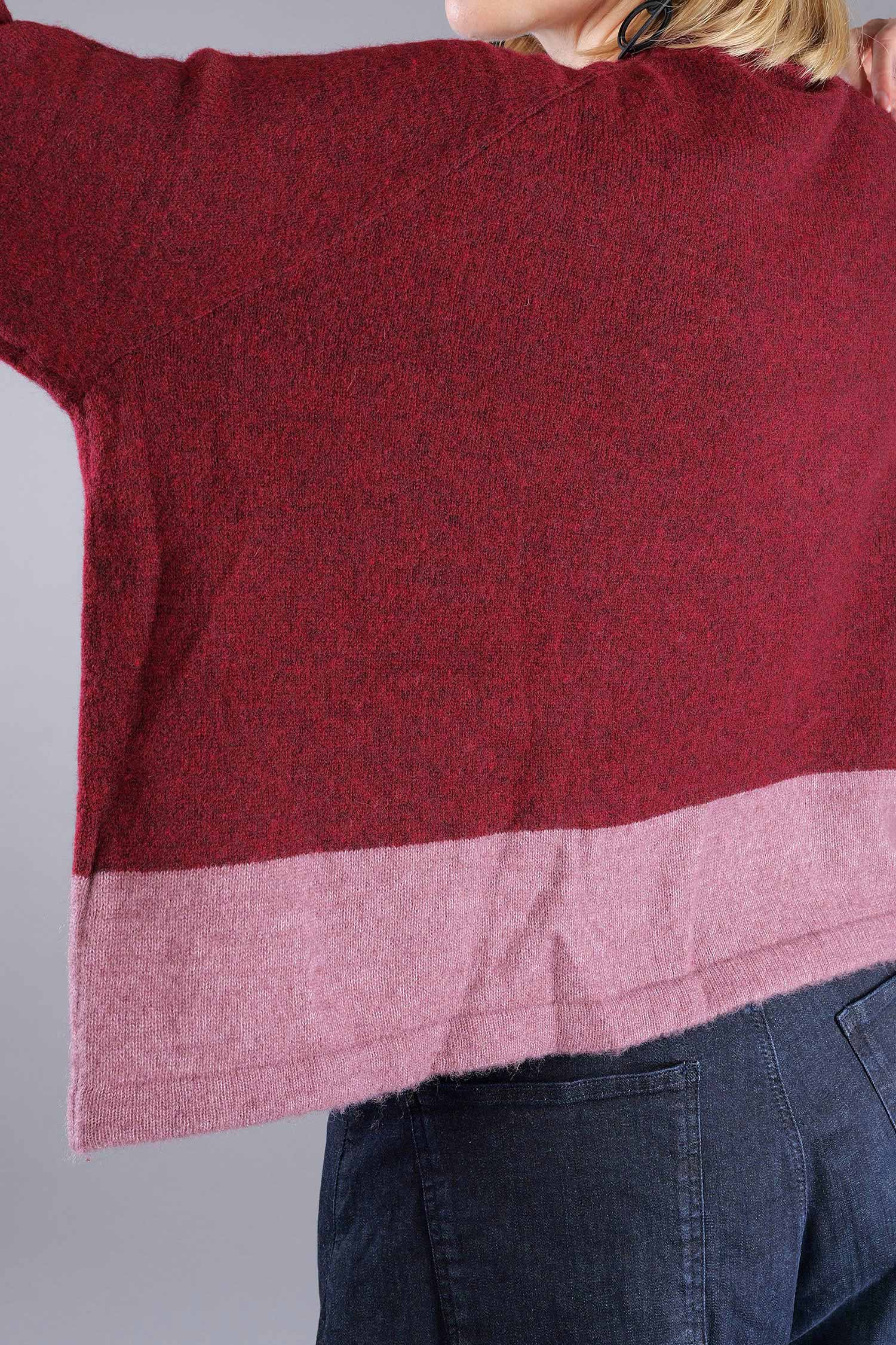 Knitted pullover - Lava crystal - 2263480702