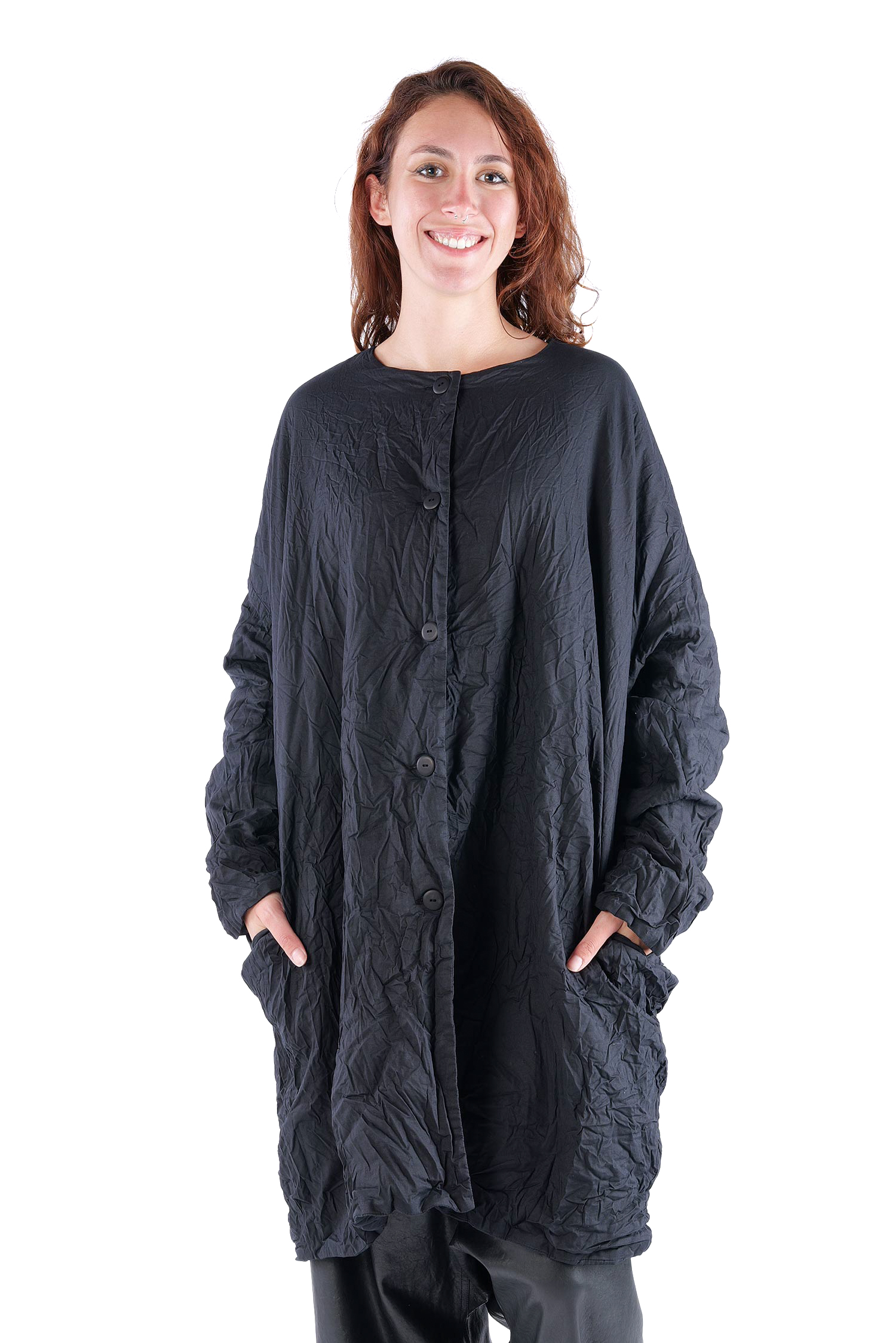 Oversize Jacke - Schwarz - Minebare