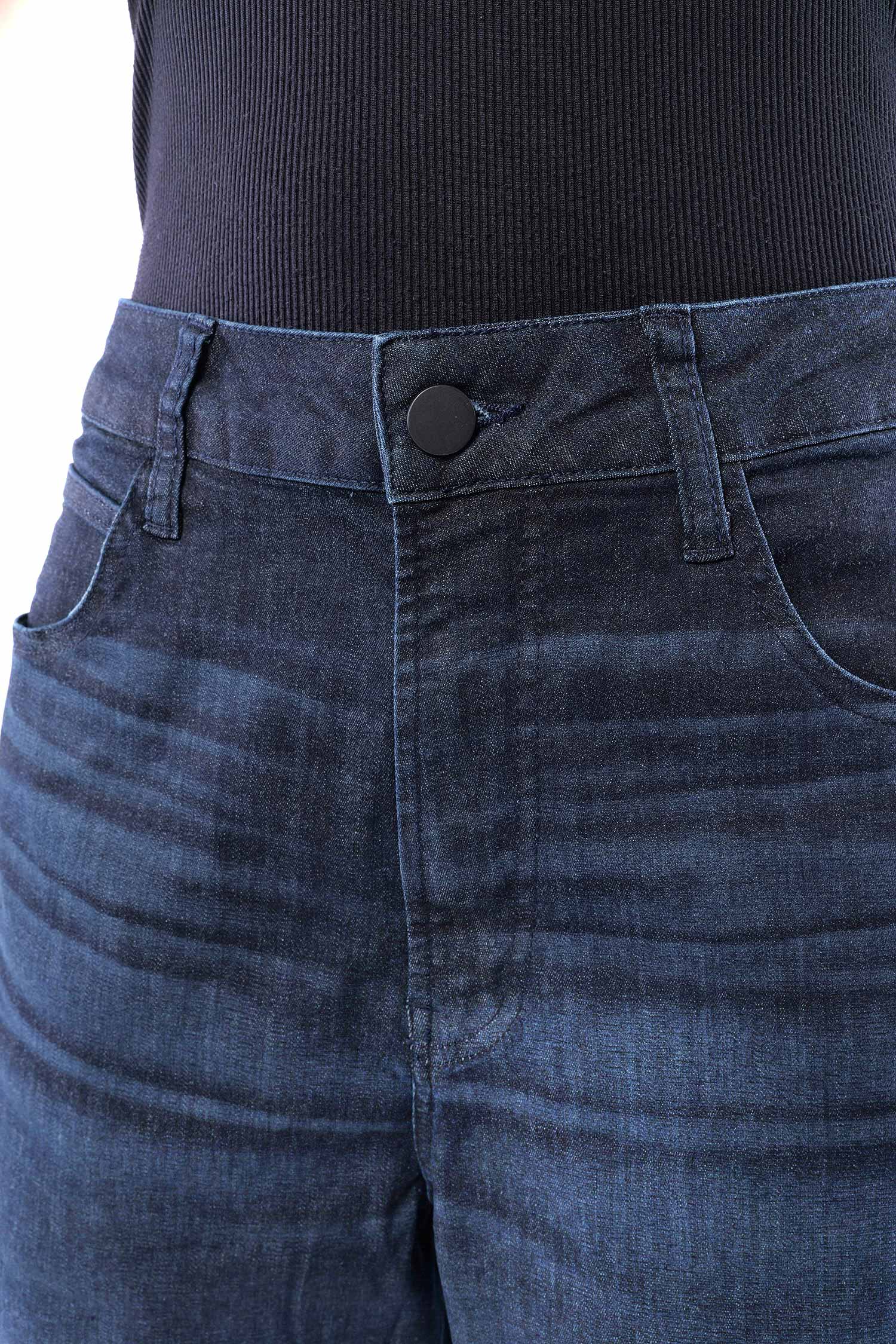 Weite Jeanshose - Darkblue - 10019