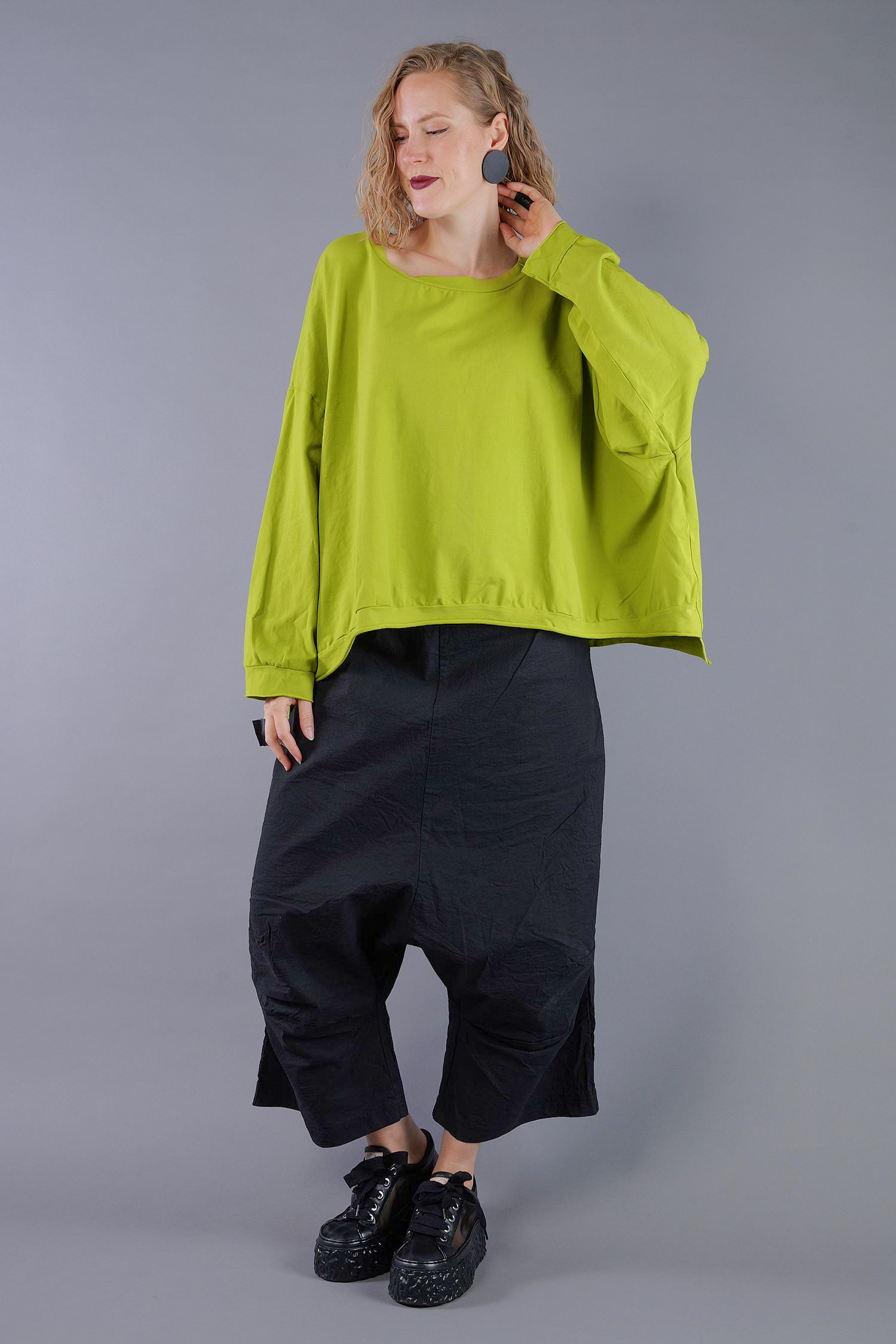 Oversized jersey pullover - Kornweihe - Handcare