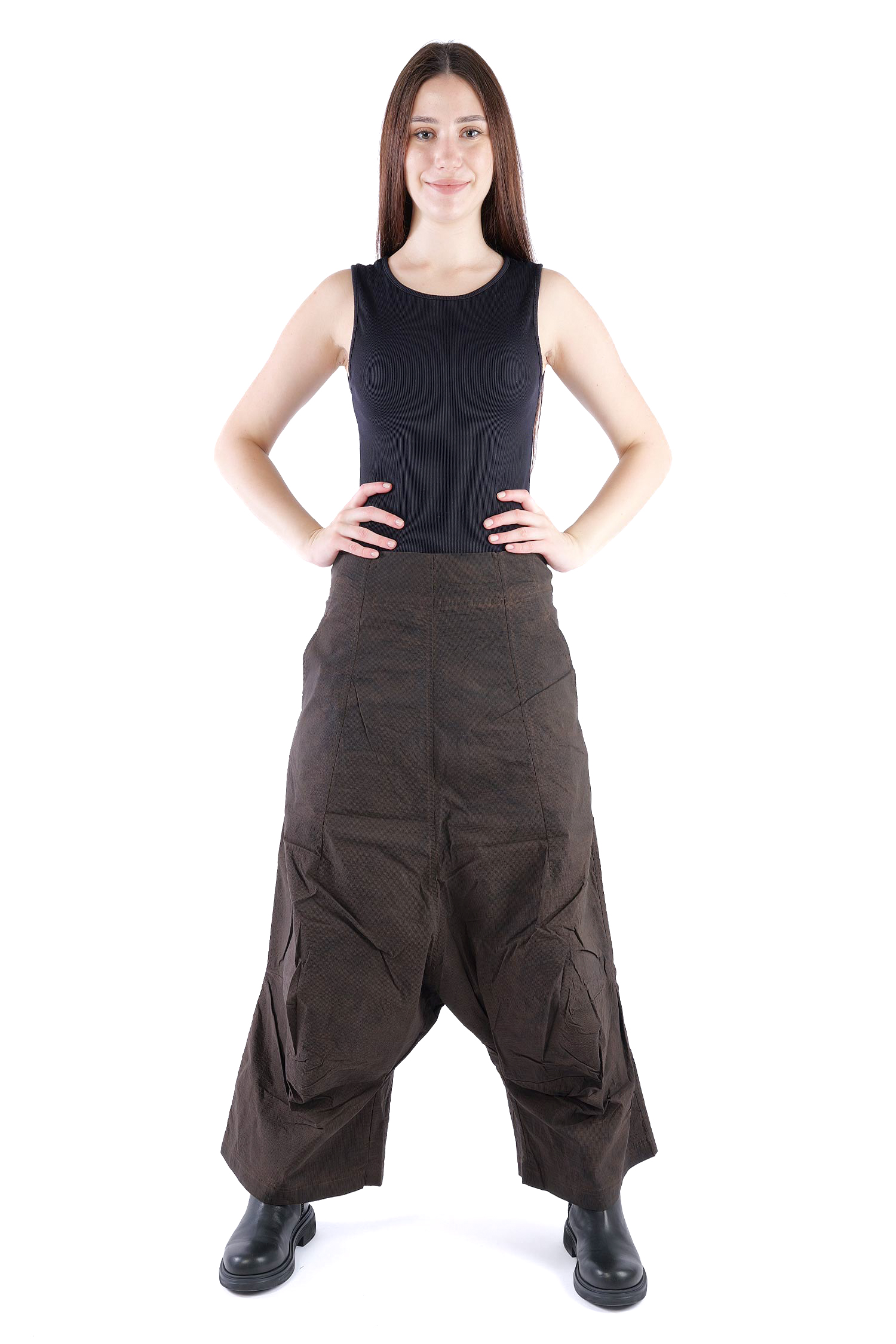 Weite Stretchhose - Umbra cloud - 2261240124
