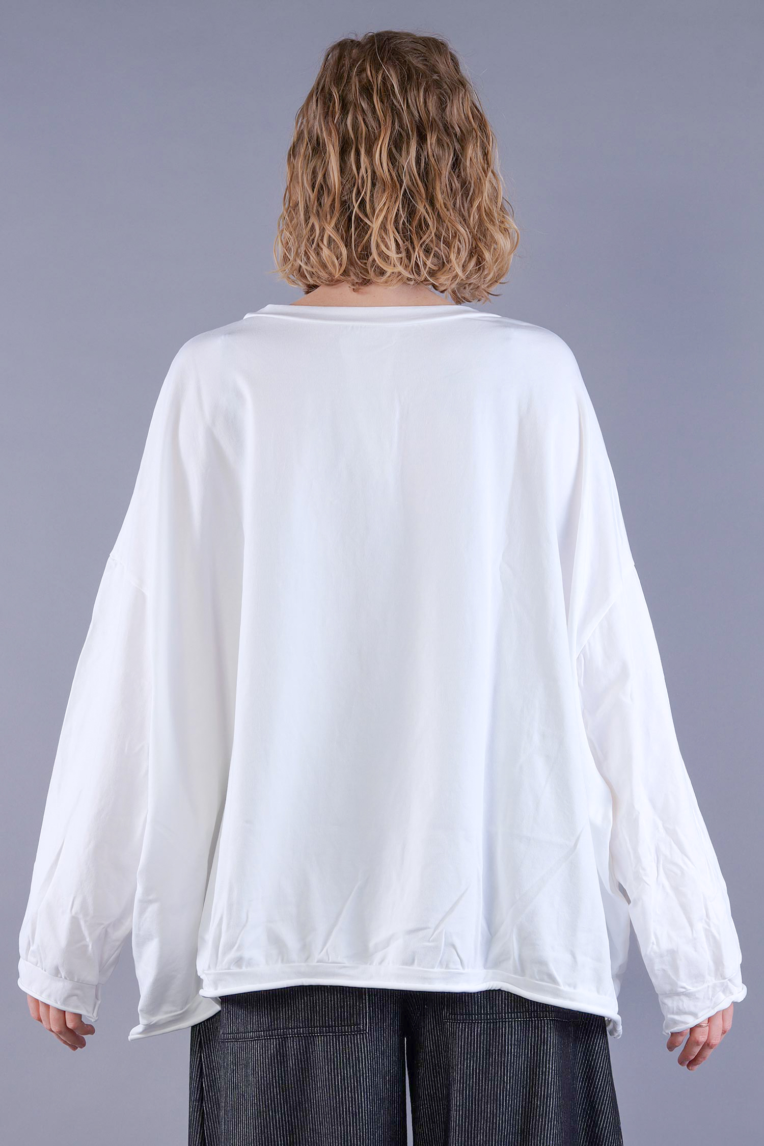 Oversize Pullover - Schnee - Handcare