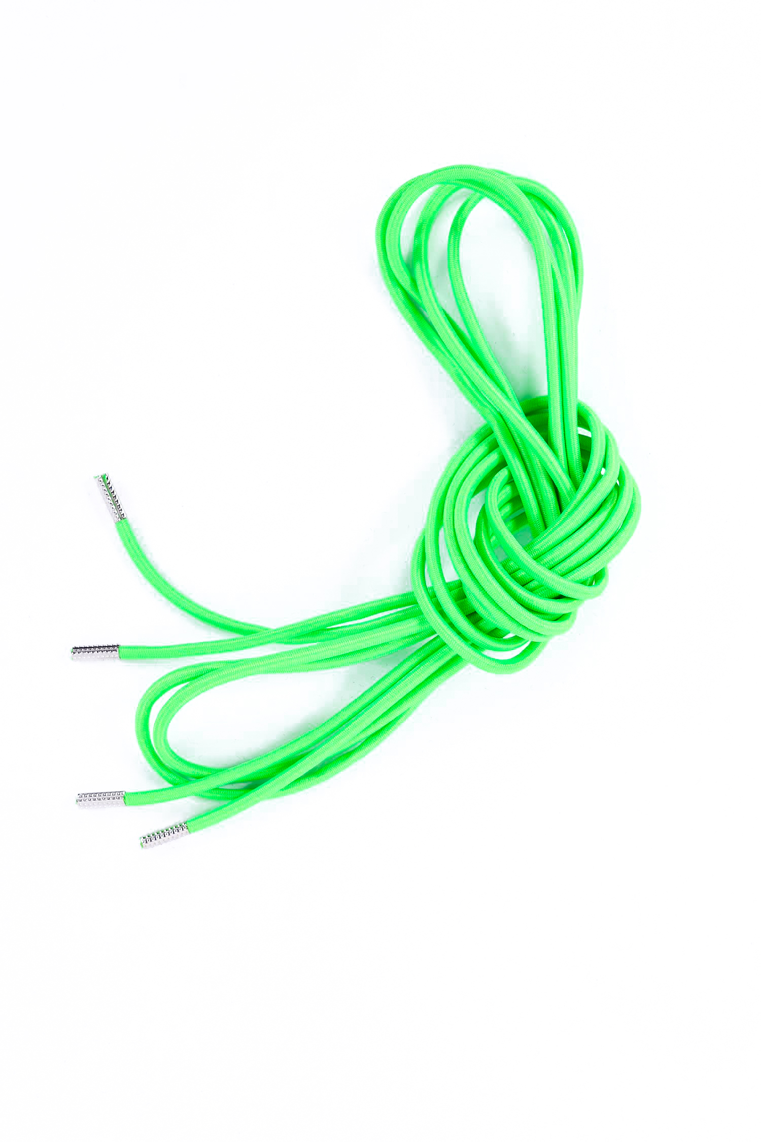 Elastische Schnürsenkel - 3mm - neongrün