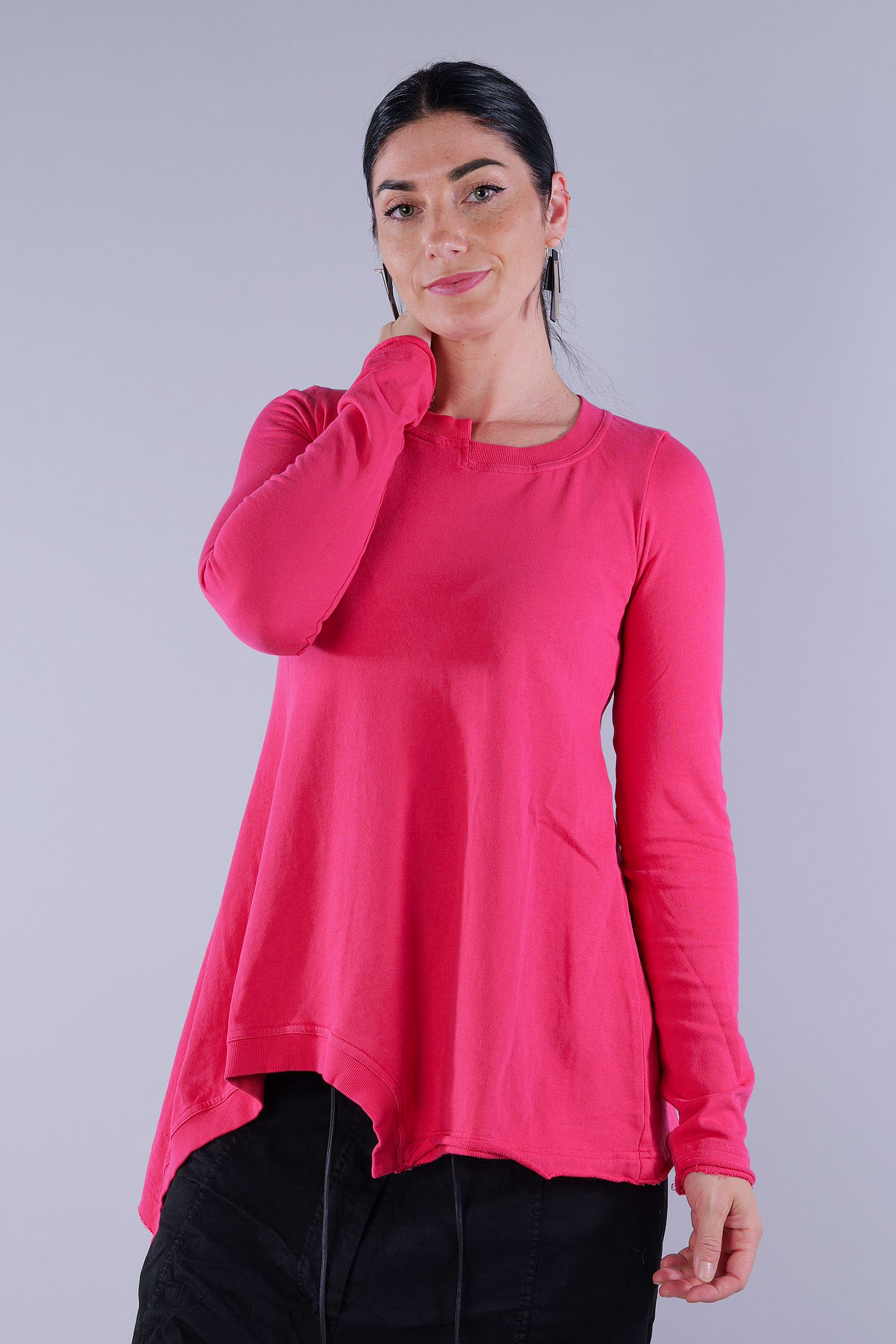 Asymmetrical sweater - Lotus - 2253290526