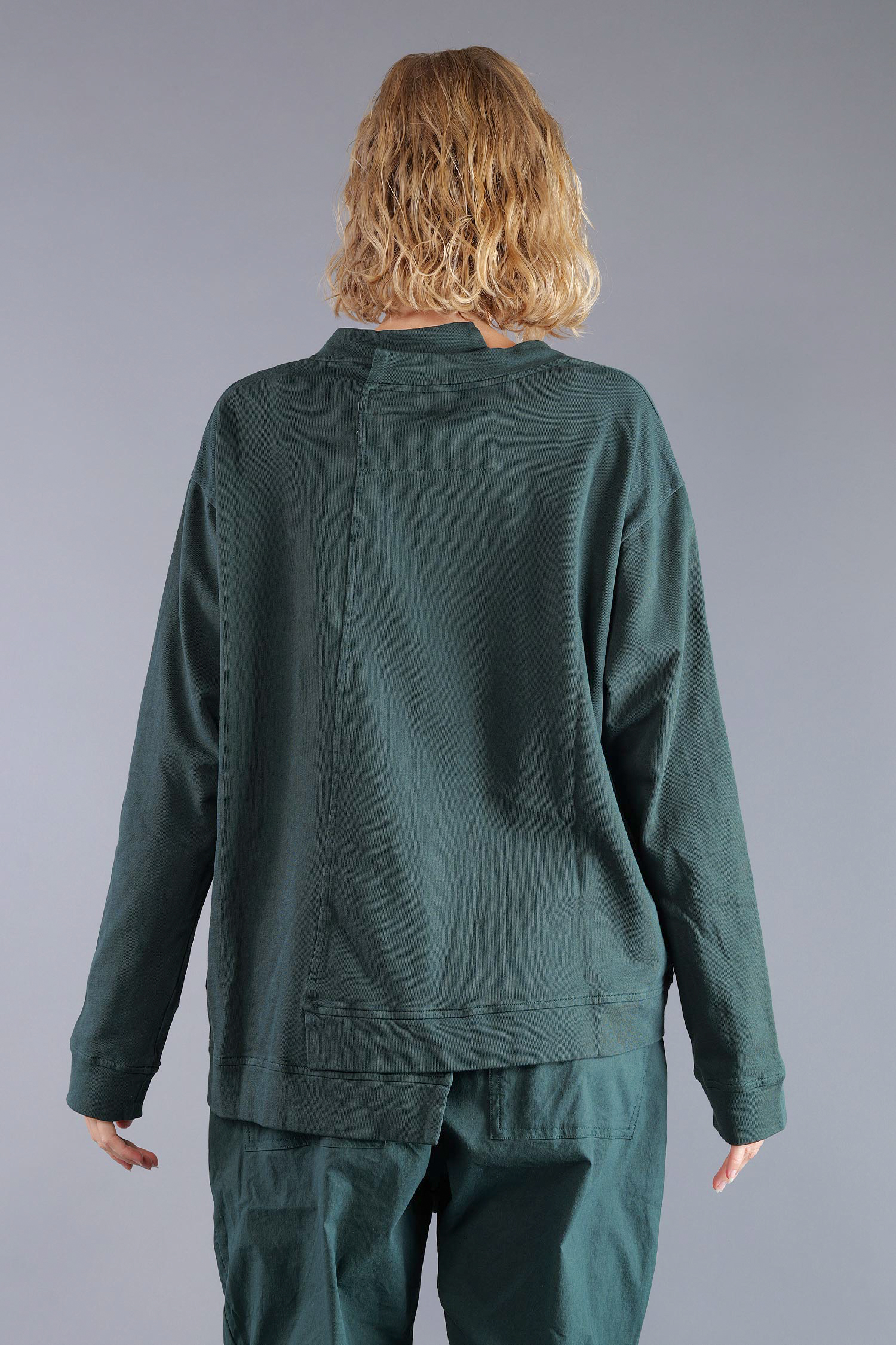 Asymmetrischer Sweater - Forest - 2263290501