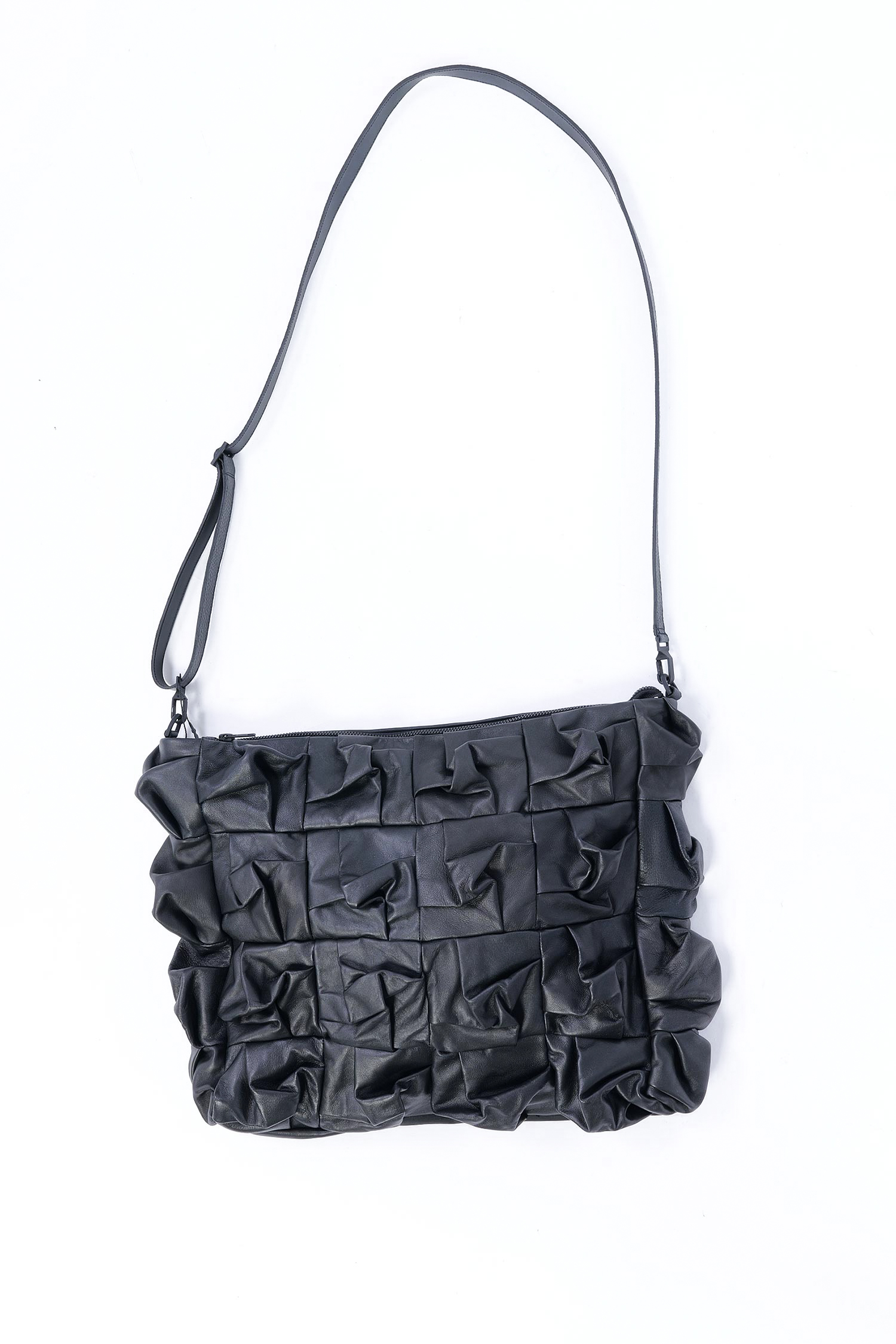 3D Optik Ledertasche - Schwarz - M.Alam