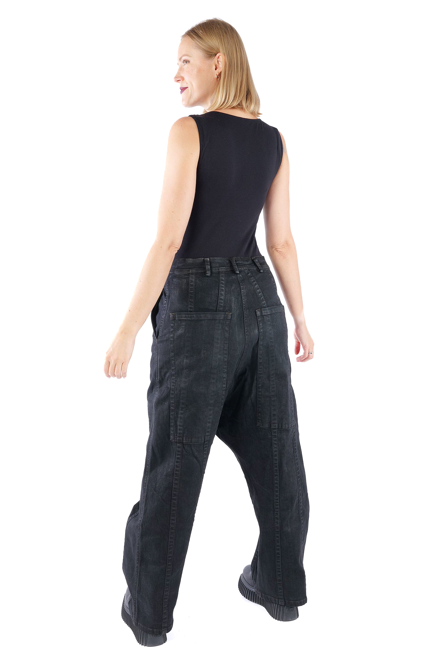 Weite Hose - Black gloss - 2261040126