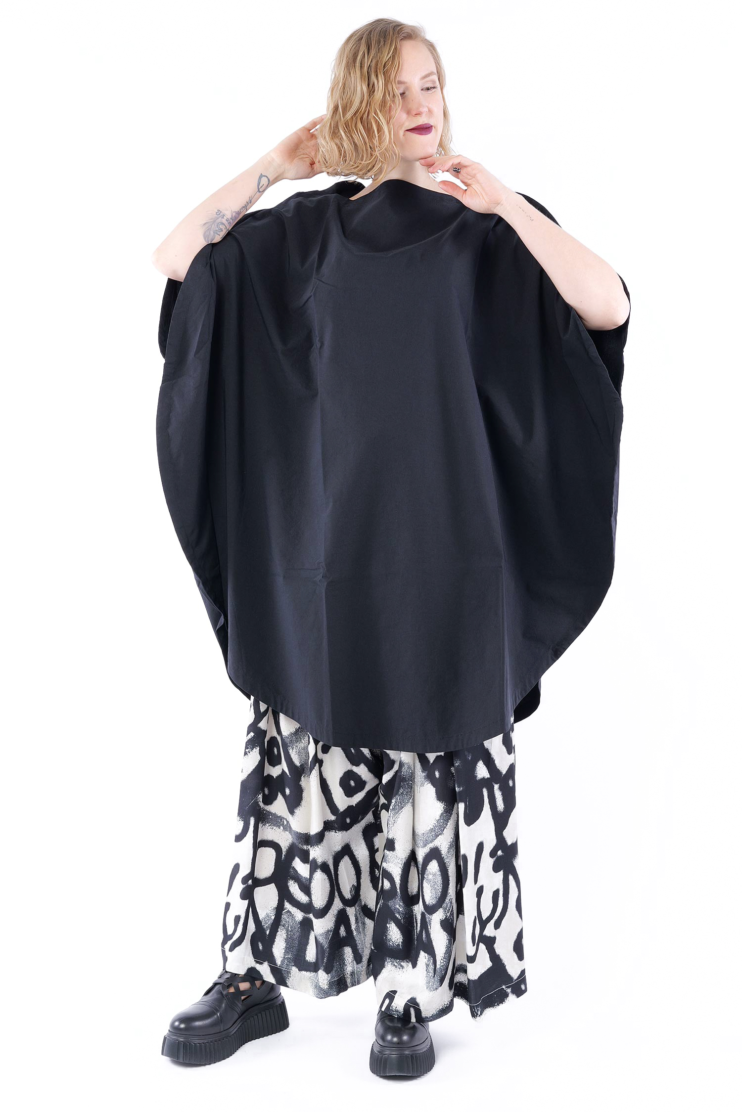 Round tunic - Black - 1261630929