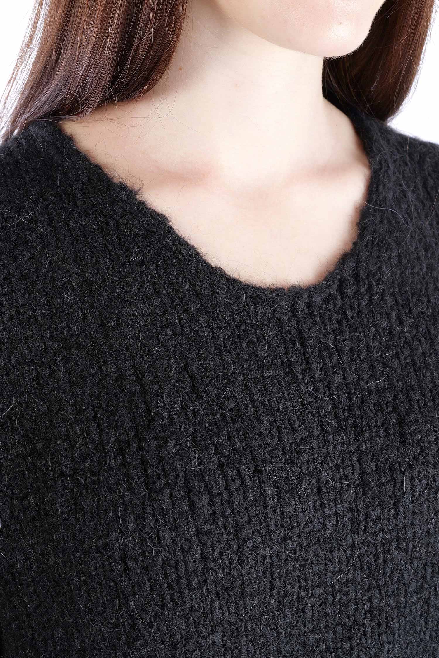 Oversize Strickpullover - Schwarz - Frantic