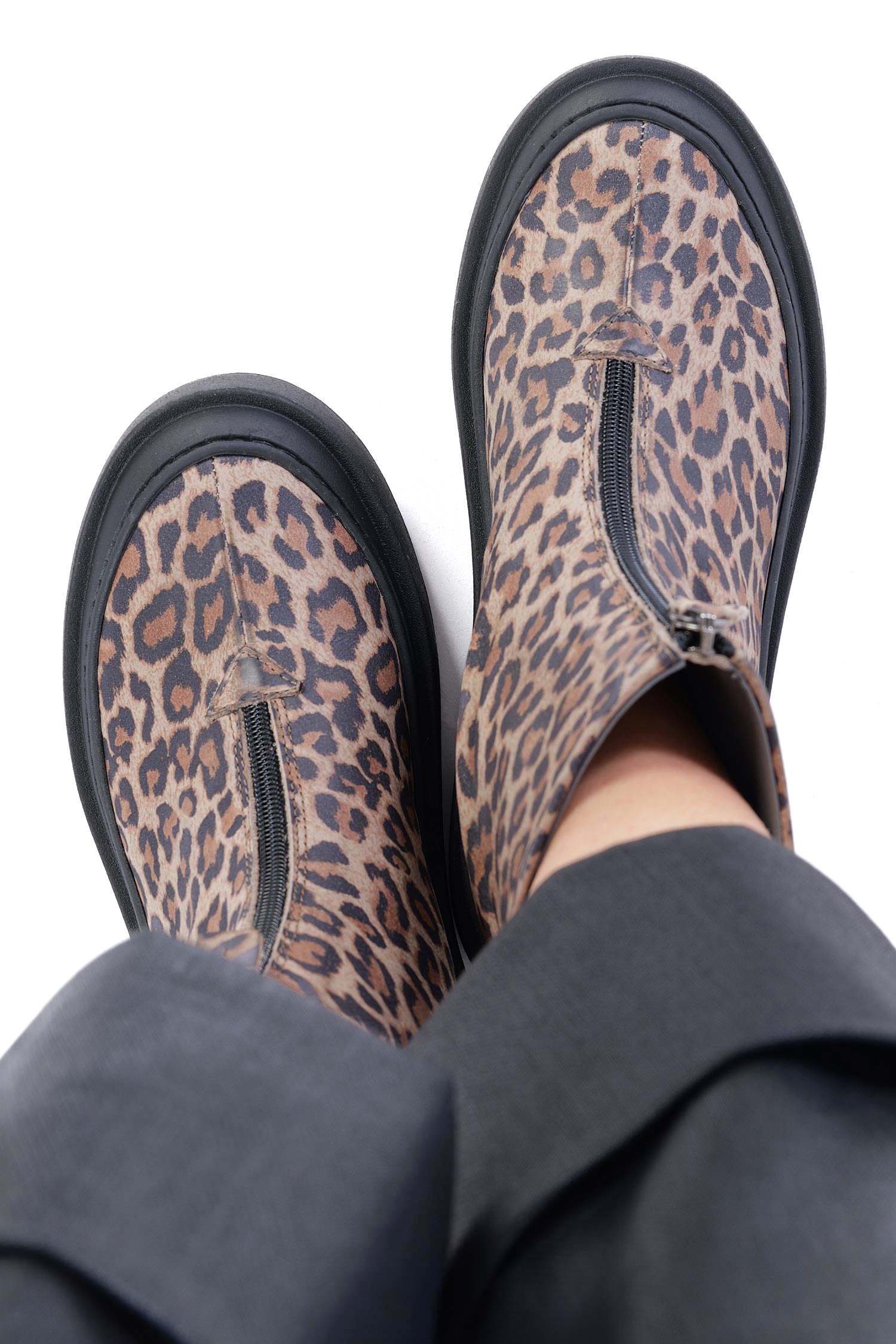 Leo-Boots mit Reißverschluss - Malto Leopardo - 8283